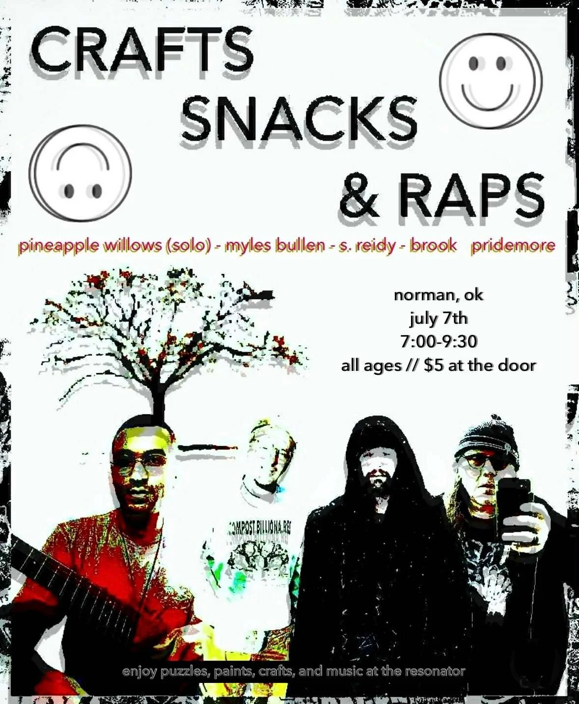 Snacks, Crafts, and Raps