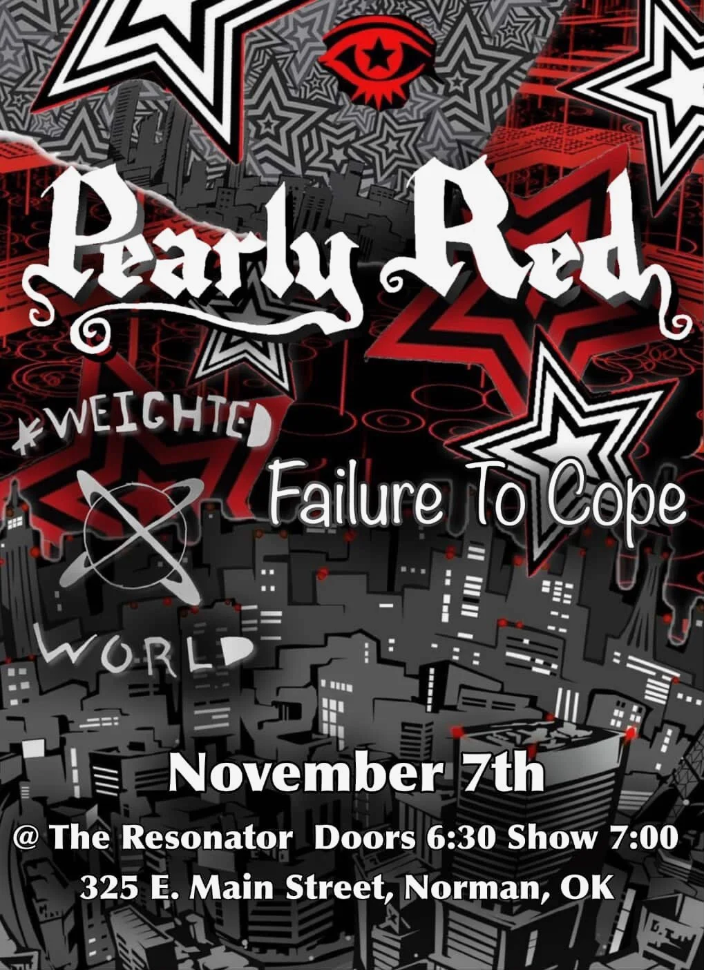 Pearly Red, A Weighted World, and Failure to Cope