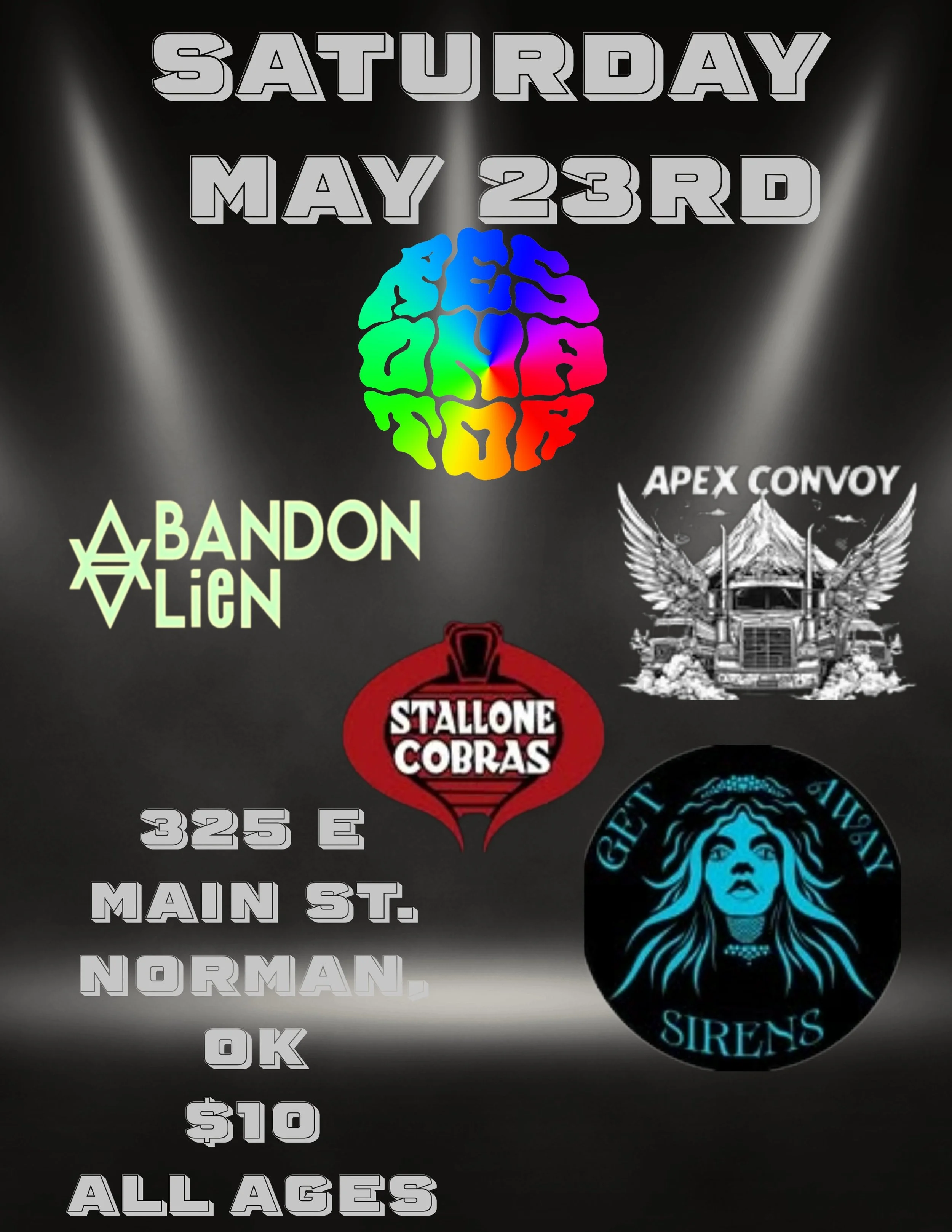 Abandon Alien, Apex Convoy, Stallone Cobras, and Get Away Sirens