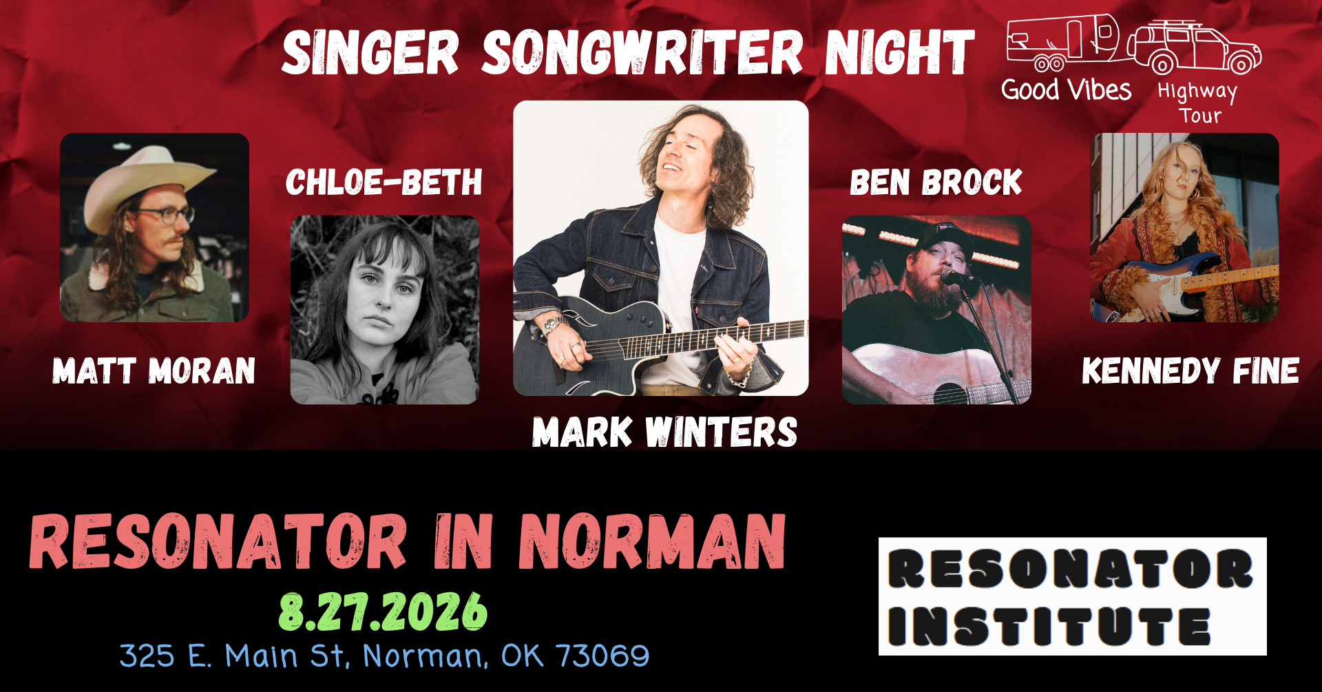 Singer/ Songwriter's Showcase f/ Mark Winters