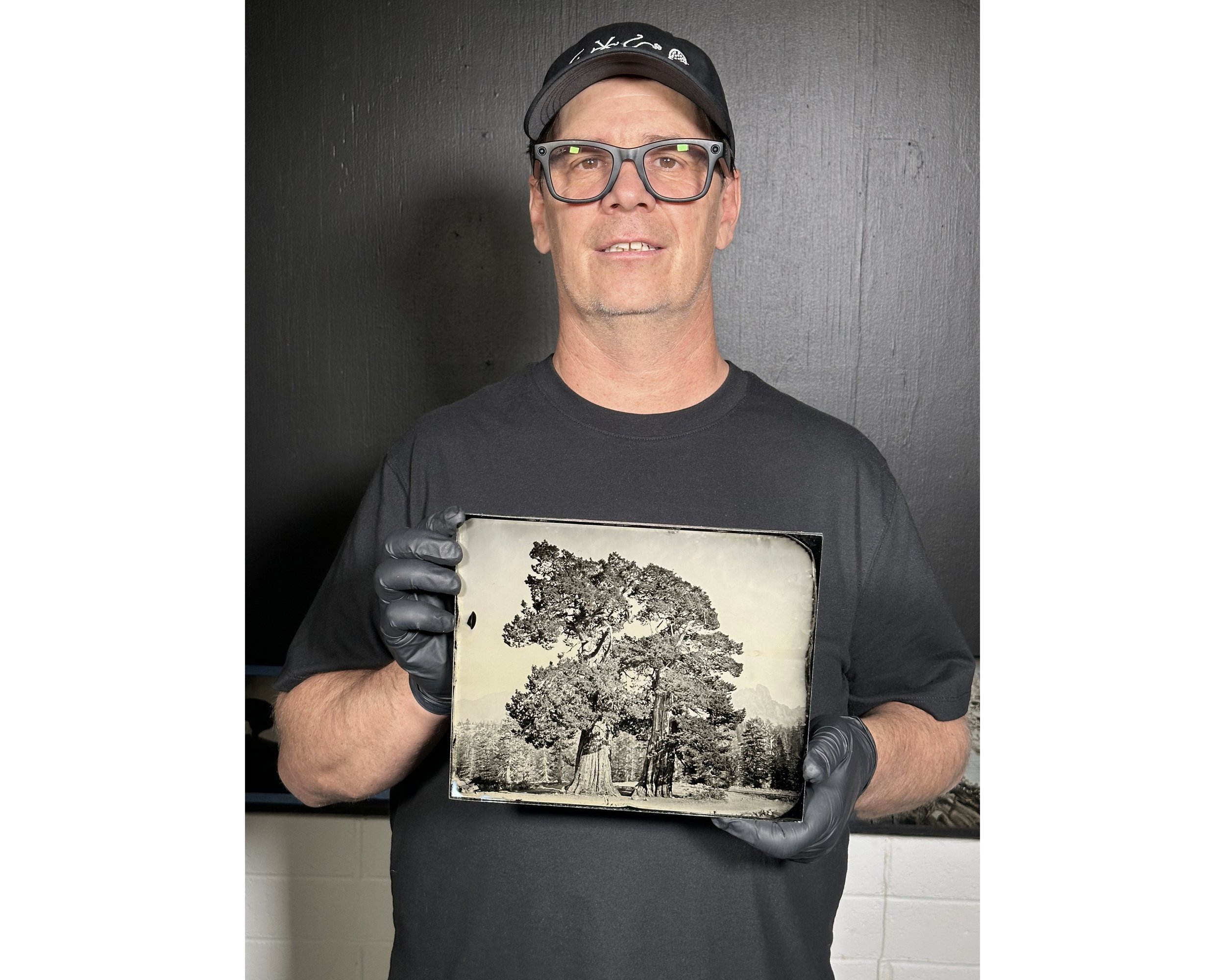 Old Married Couple  8x10" Wet Plate Collodion - Ambrotype