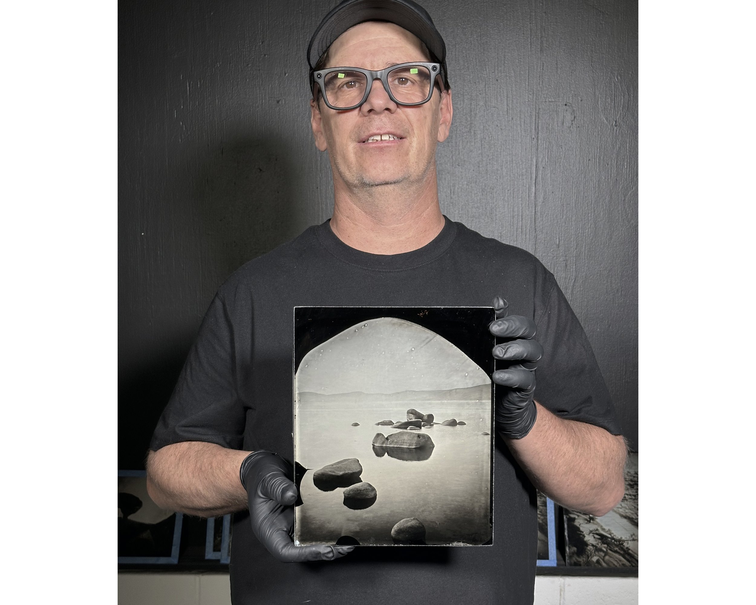 Whale Beach  8x10" Wet Plate Collodion - Ambrotype