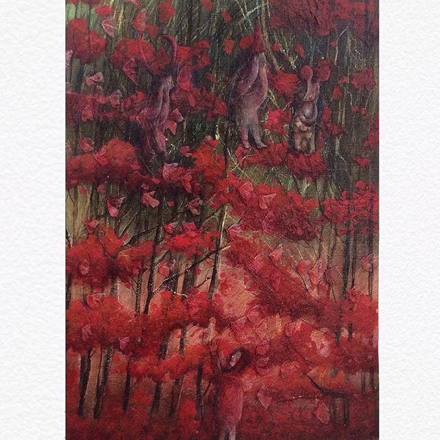 ..........................................❤️Red:
❤️Crying in the trees
❤️Why are you crying beasties?
❤️this is sold but more at Churchgate gallery- link in bio
.
.
#art #artistsoninstagram #artist #artforsale #arte #artwork #instaart #artoftheday #i