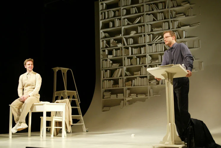 Story of My Life, Broadway, Eugene O'Neill Theatre | Set Designer: Robert Brill