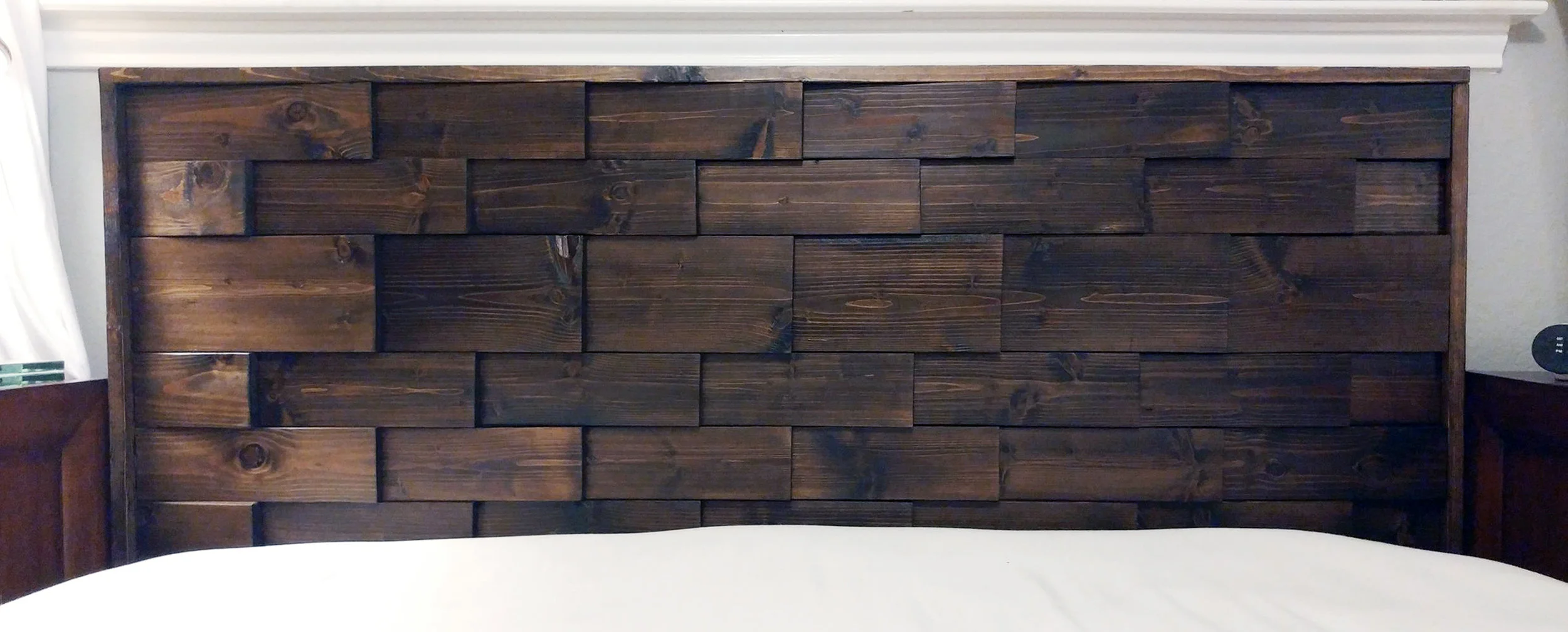 Layered Wooden Headboard