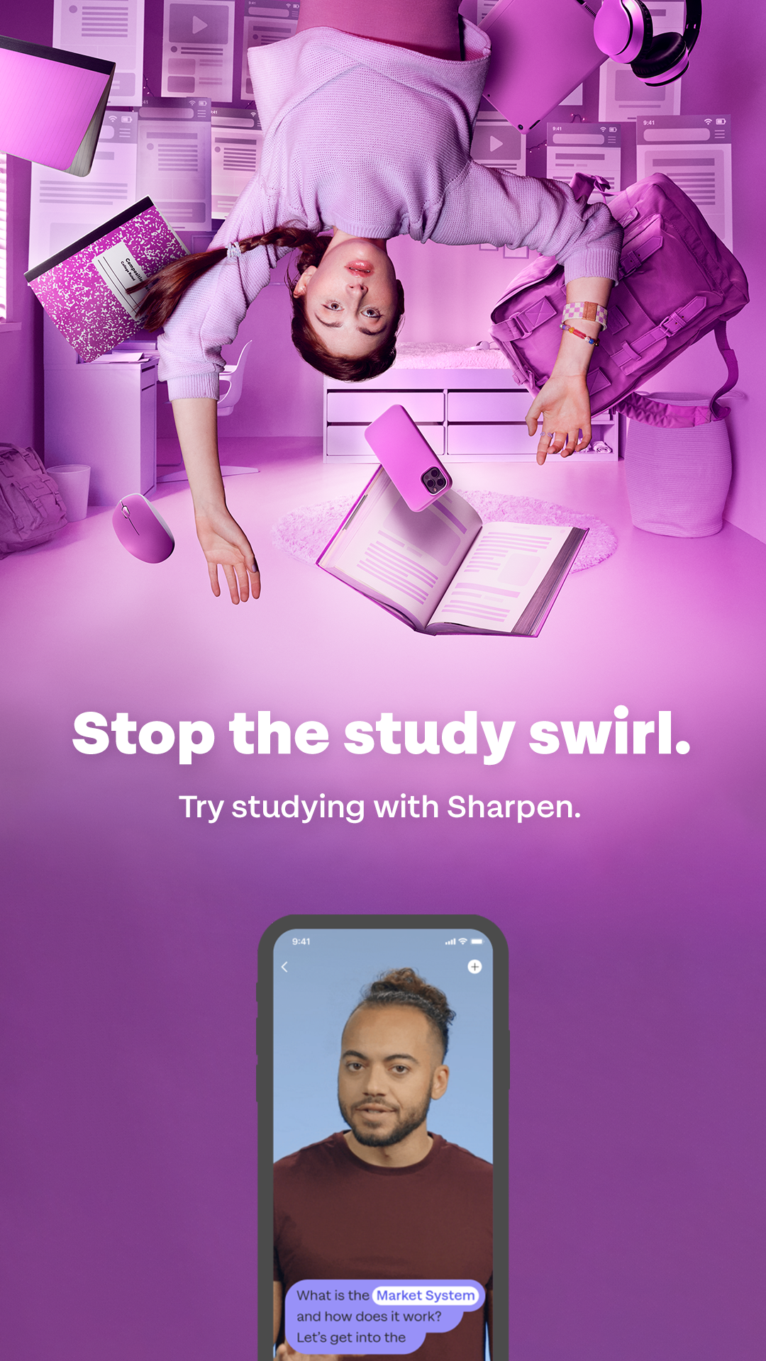 "Study Swirl" Snap Ad