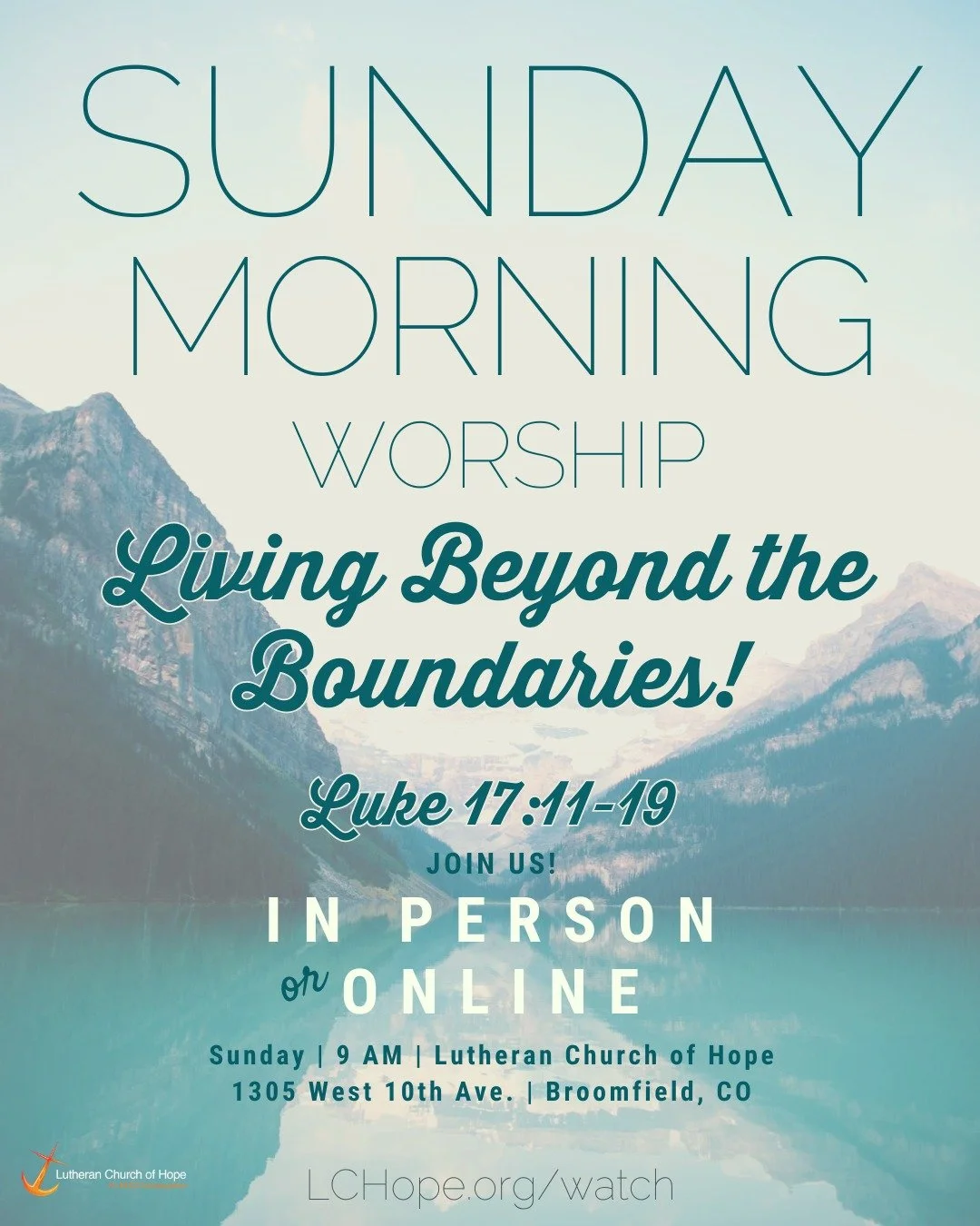 Join us for worship this morning as Pastor Randy brings the message. Everyone is welcome&mdash;we&rsquo;d love to see you there! ⛪✨
#SundayWorship #LCHope #WorshipTogether #AllAreWelcome