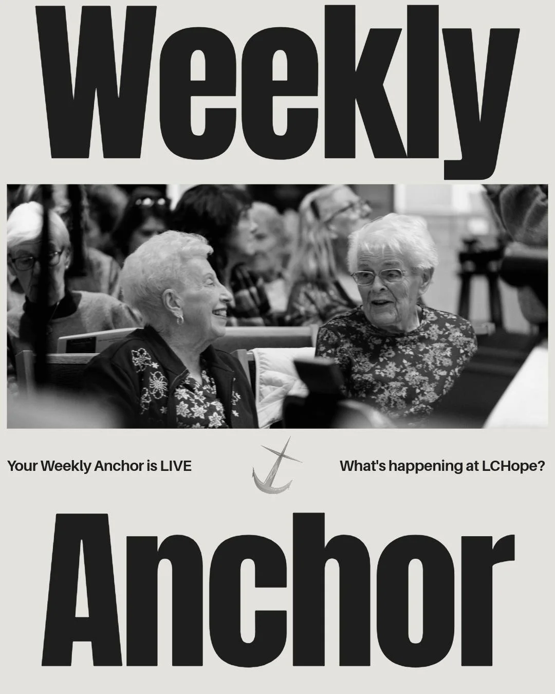 The Weekly Anchor Newsletter is out! Events, updates, and ways to get involved: all in one place.
Every week we post a newsletter, don't miss out on the fun! Subscribe by using the link in our bio!