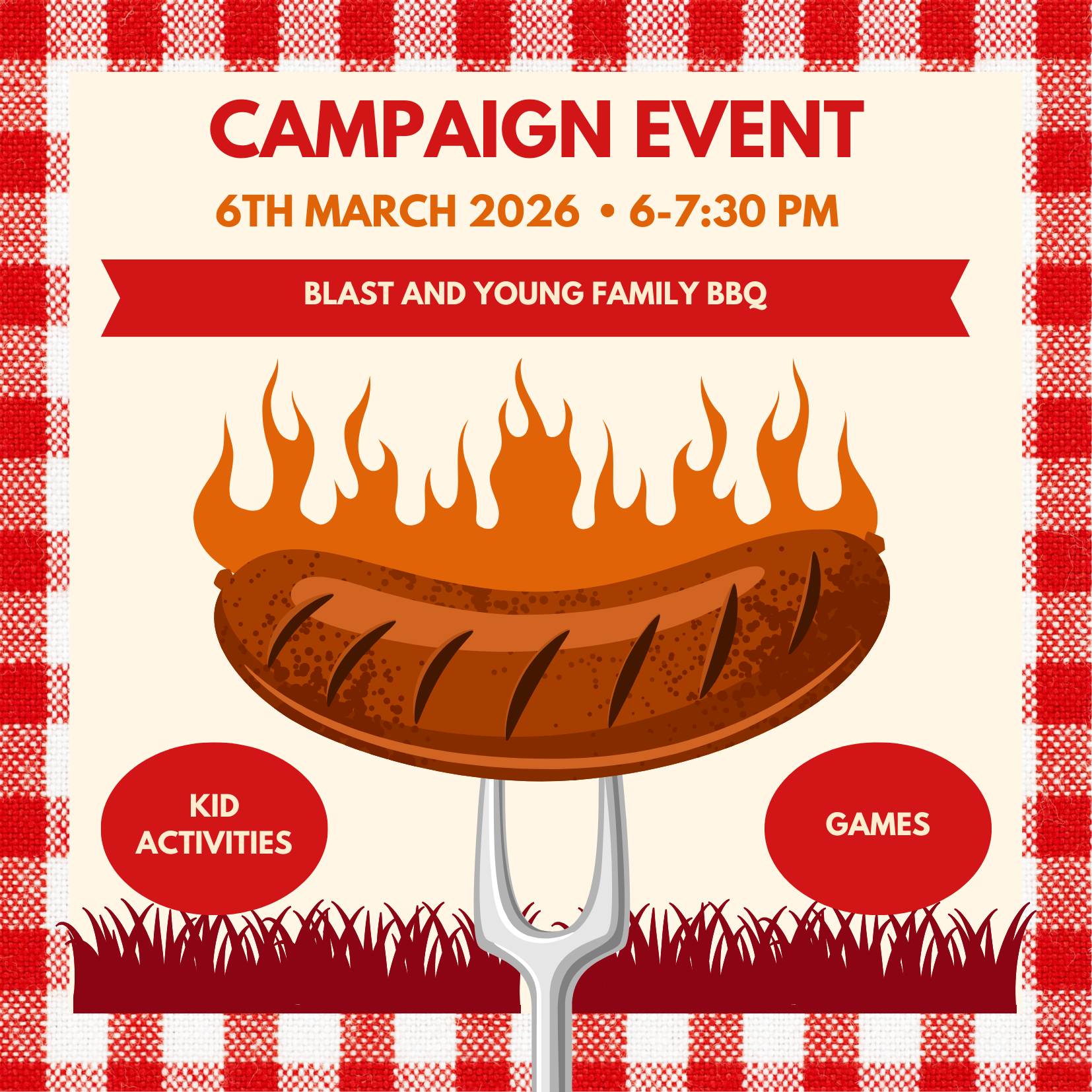 BLAST and Young Family BBQ Campaign Event