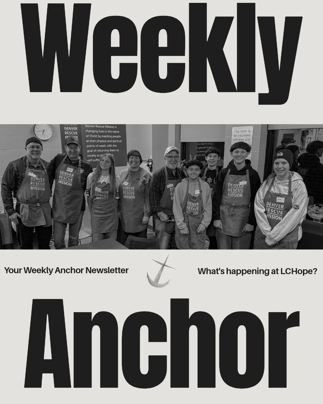 The Weekly Anchor Newsletter is LIVE! Events, updates, and ways to get involved: all in one place.
Every week we post a newsletter, don't miss out on the fun! Subscribe by using the link in our bio!