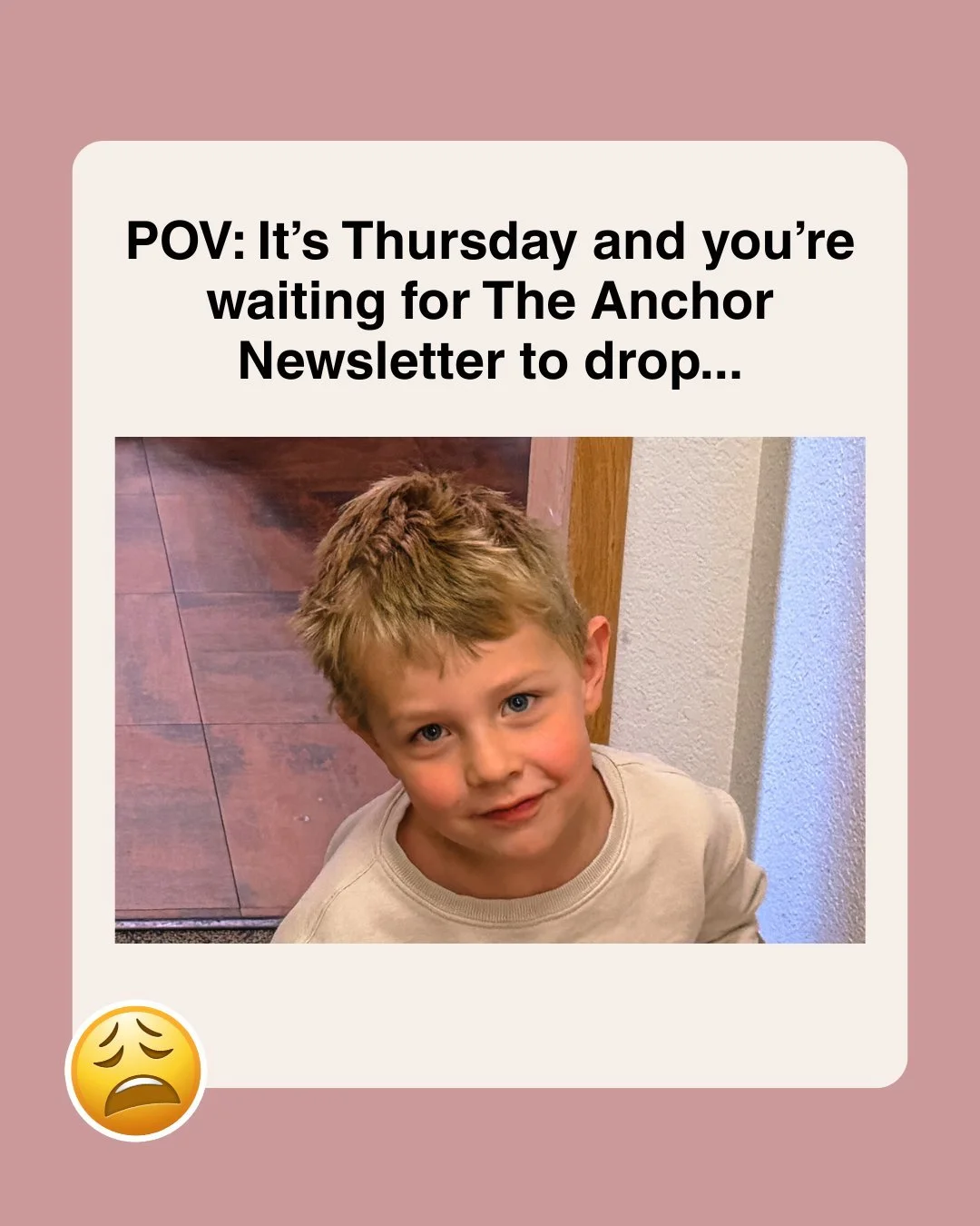 That moment when The Anchor Newsletter drops and your Thursday suddenly gets that much better! 😎✨Subscribe and check it out by clicking the link in bio!