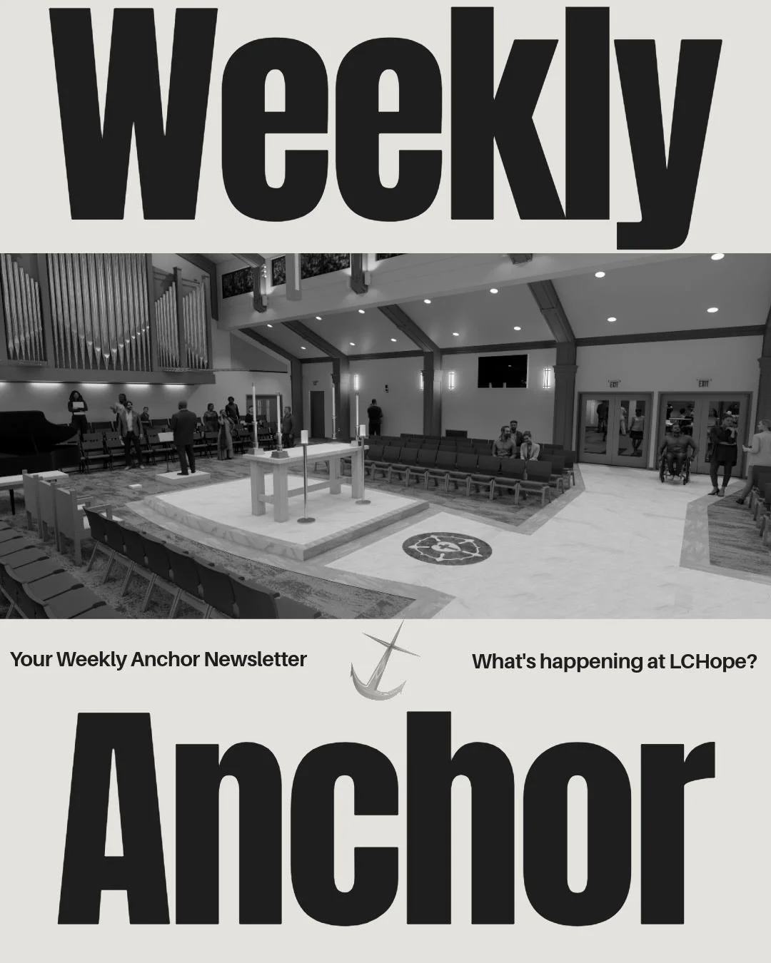 The Weekly Anchor Newsletter is out! Events, updates, and ways to get involved: all in one place.
Every week we post a newsletter, don't miss out on the fun! Subscribe by clicking the link in our bio!
