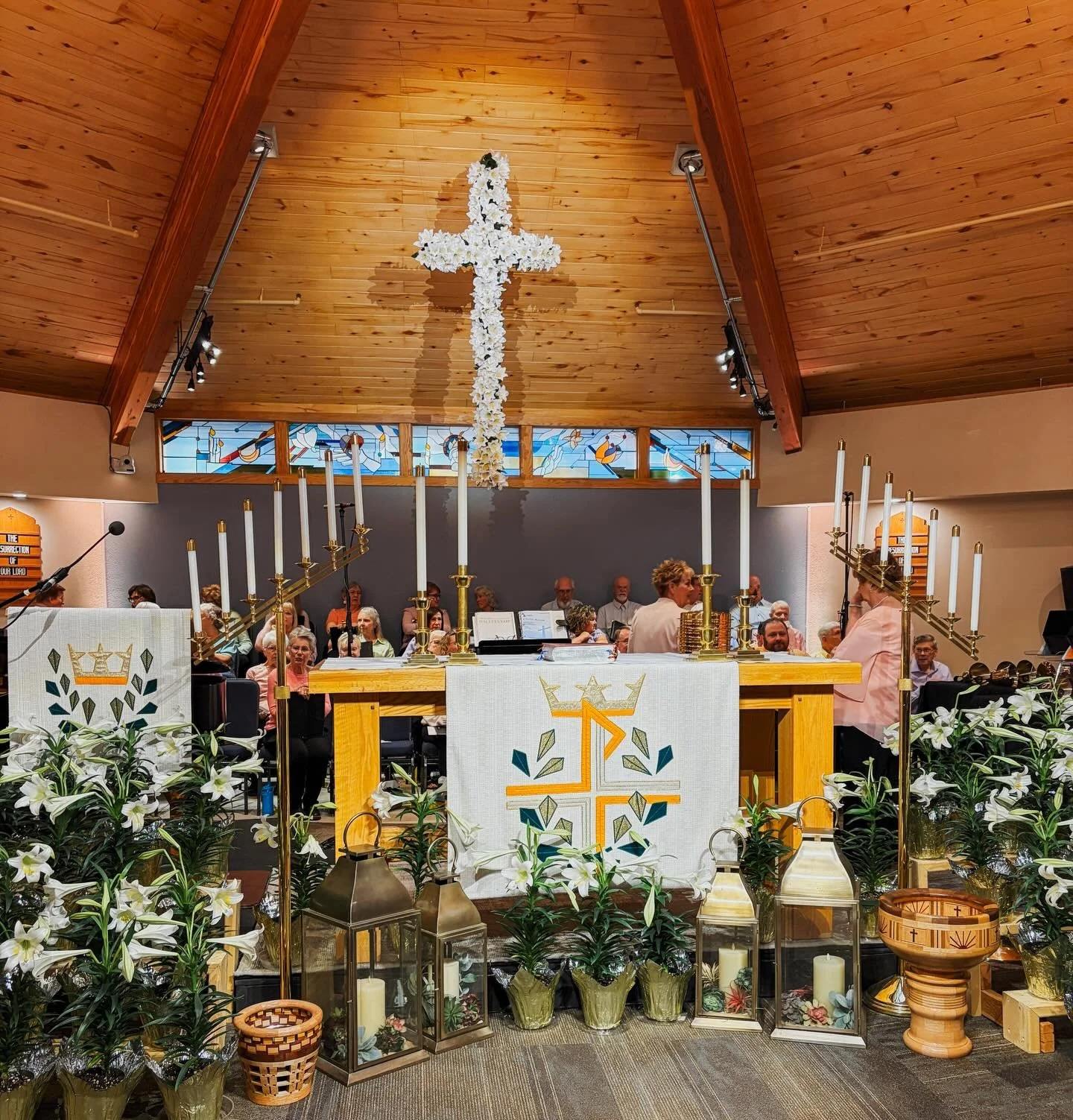 Easter at LCHope was unforgettable! 🌸 From joyful full services, an exciting Easter egg hunt, and inspiring music, it was a day overflowing with faith, fun, and community! Here&rsquo;s just a couple photos from the day. #ChristIsRisen #Easter #ELCA 