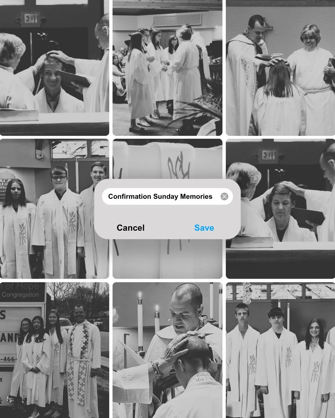 Celebrate the Confirmation Class of 2026 with Us This Weekend!
📍 Blessing Liturgy &mdash; May 2 at 4PM
📍 Confirmation Sunday Worship &mdash; May 3 at 9AM
As we look back on these confirmation memories throughout the years, share your favorite confi