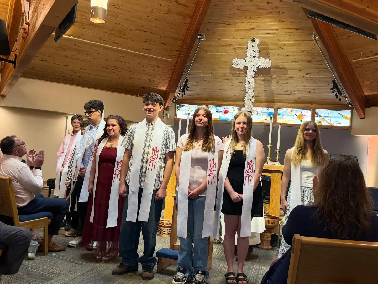 A special weekend full of faith, family, and celebration 🤍 Congratulations to our confirmands! We&rsquo;re so thankful to celebrate this milestone with each of you. More photos from Confirmation Sunday coming soon ✨