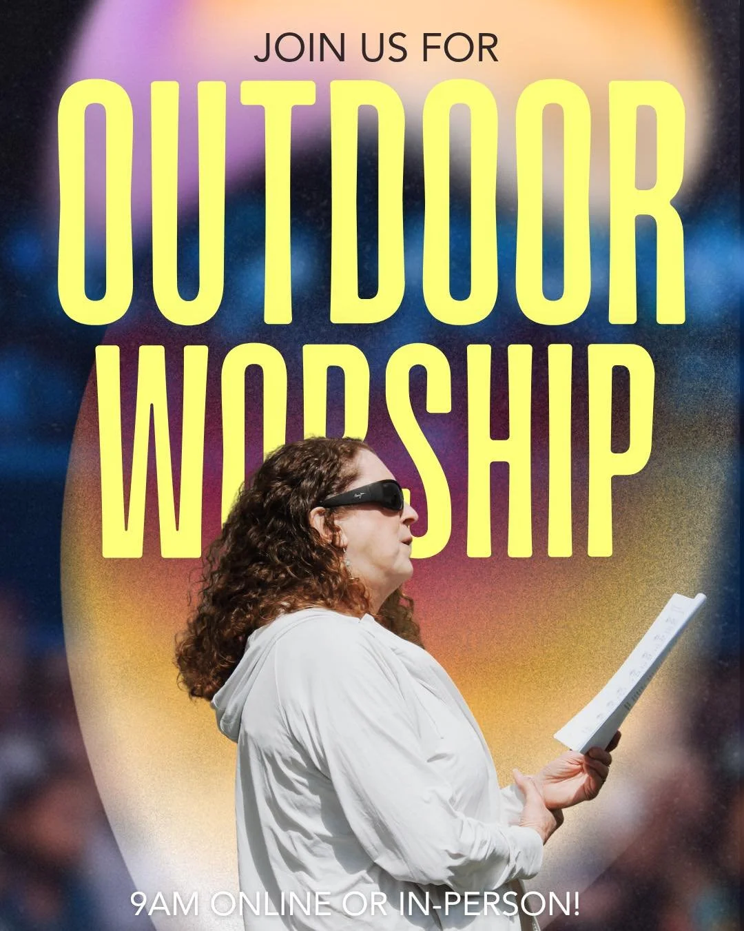 It's a beautiful morning for worship! ☀️

Grab your chair, bring a friend, and join us at 9:00 AM for outdoor worship!