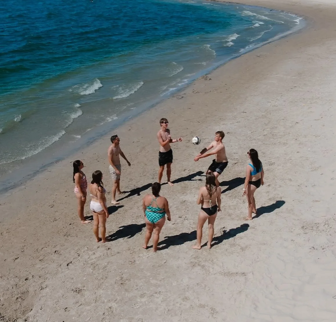 🌊 One last Mystery Trip surprise! An awesome beach day at Lake McConaughy! Volleyball, football, swimming, sunshine, and lots of laughs made for the perfect ending to an unforgettable week. Thank you to our parents, our incredible youth, and everyon