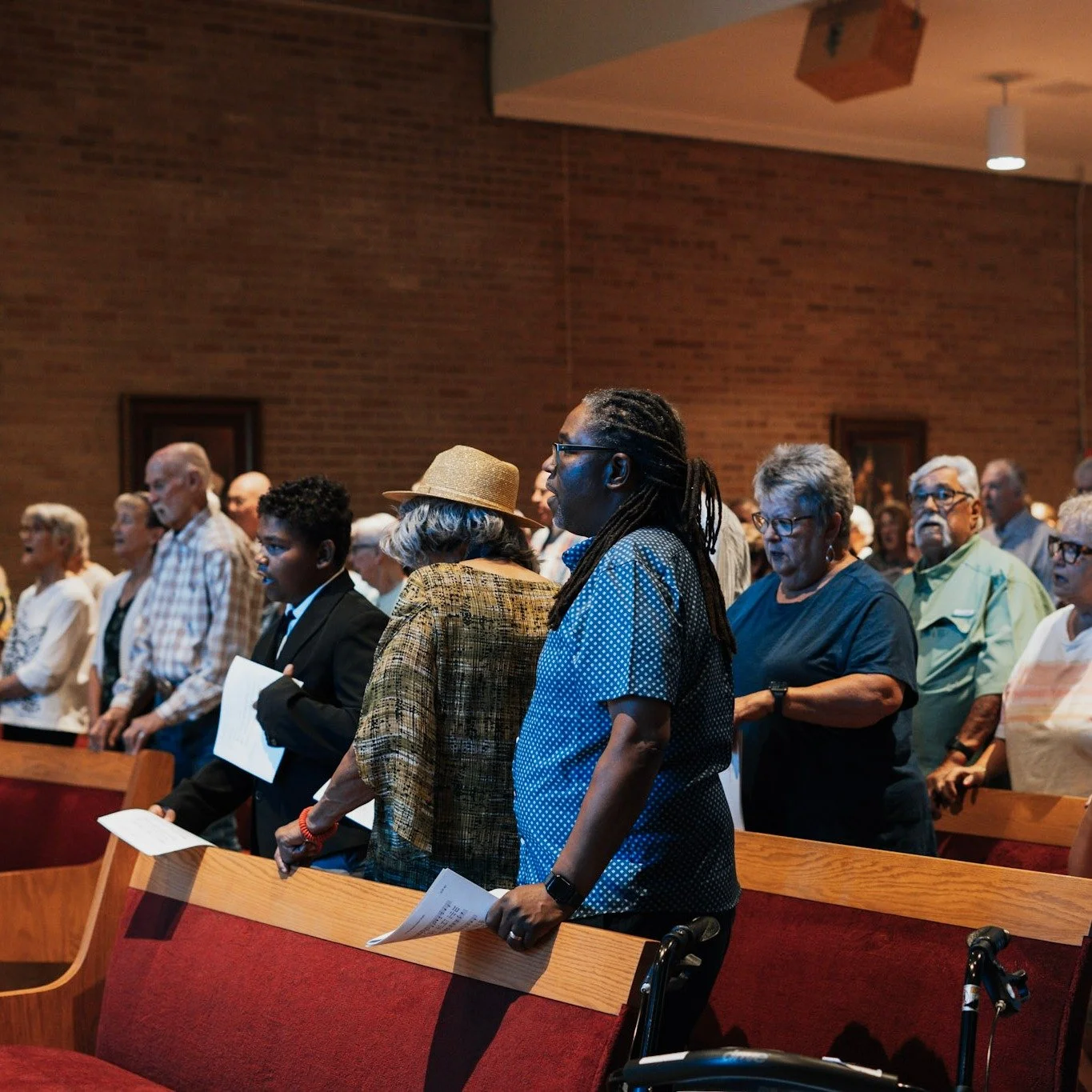This is church. People gathering, worshiping, and making room for one another. Your challenge: invite someone new. Tag them below and bring them with you!

See you at 4 PM.