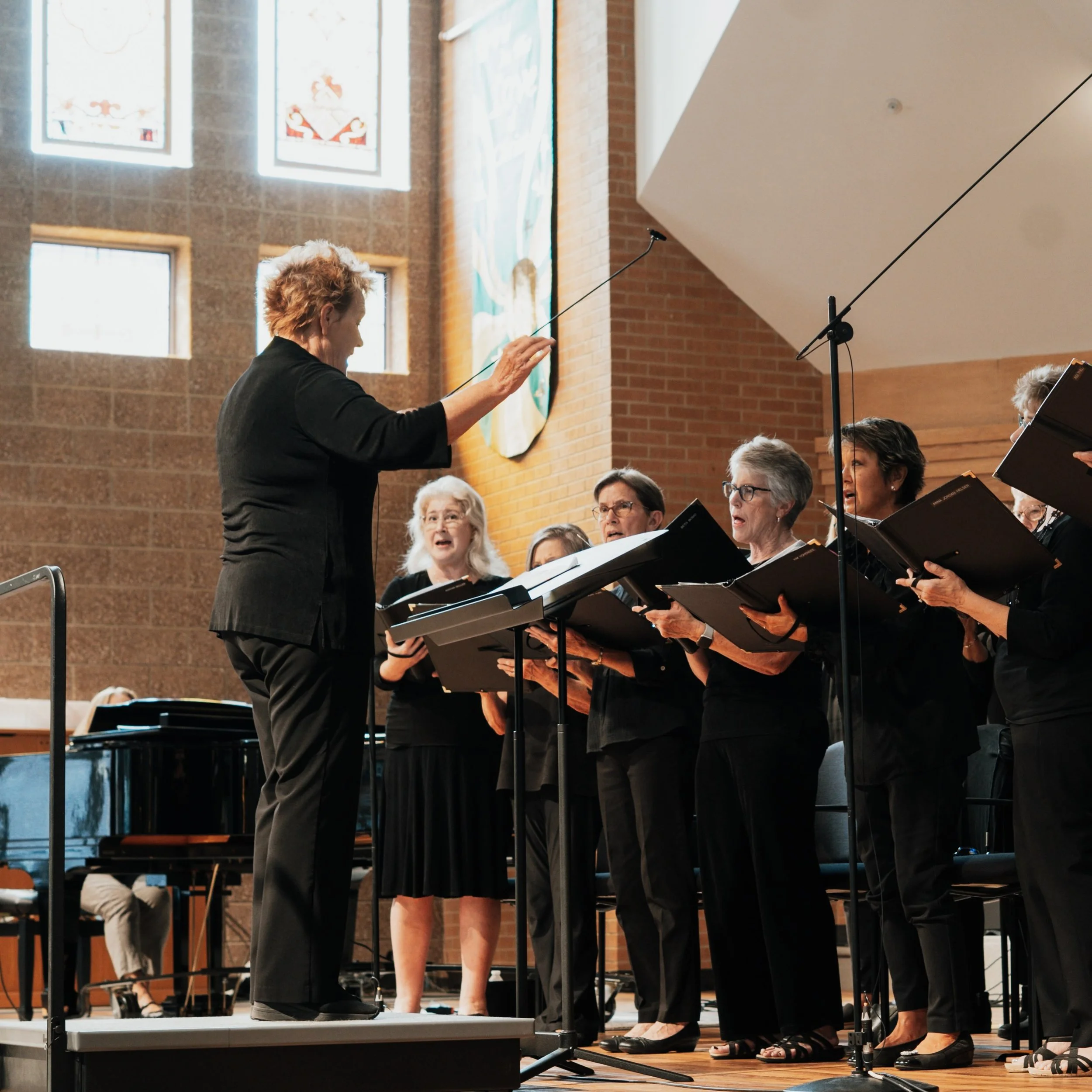 Grateful for the gift of our Chancel Choir and their beautiful voices in worship!