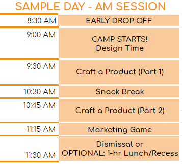 Children enrolled to both AM and PM sessions in the same week will have additional lunch/recess hour fee waived.