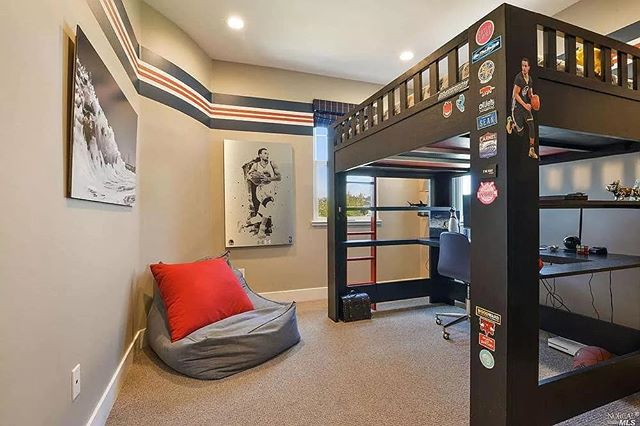 My favorite rooms, kids rooms! #paintandcolor #childrendesign #boysrooms #neutralswithapop #stripedwalls