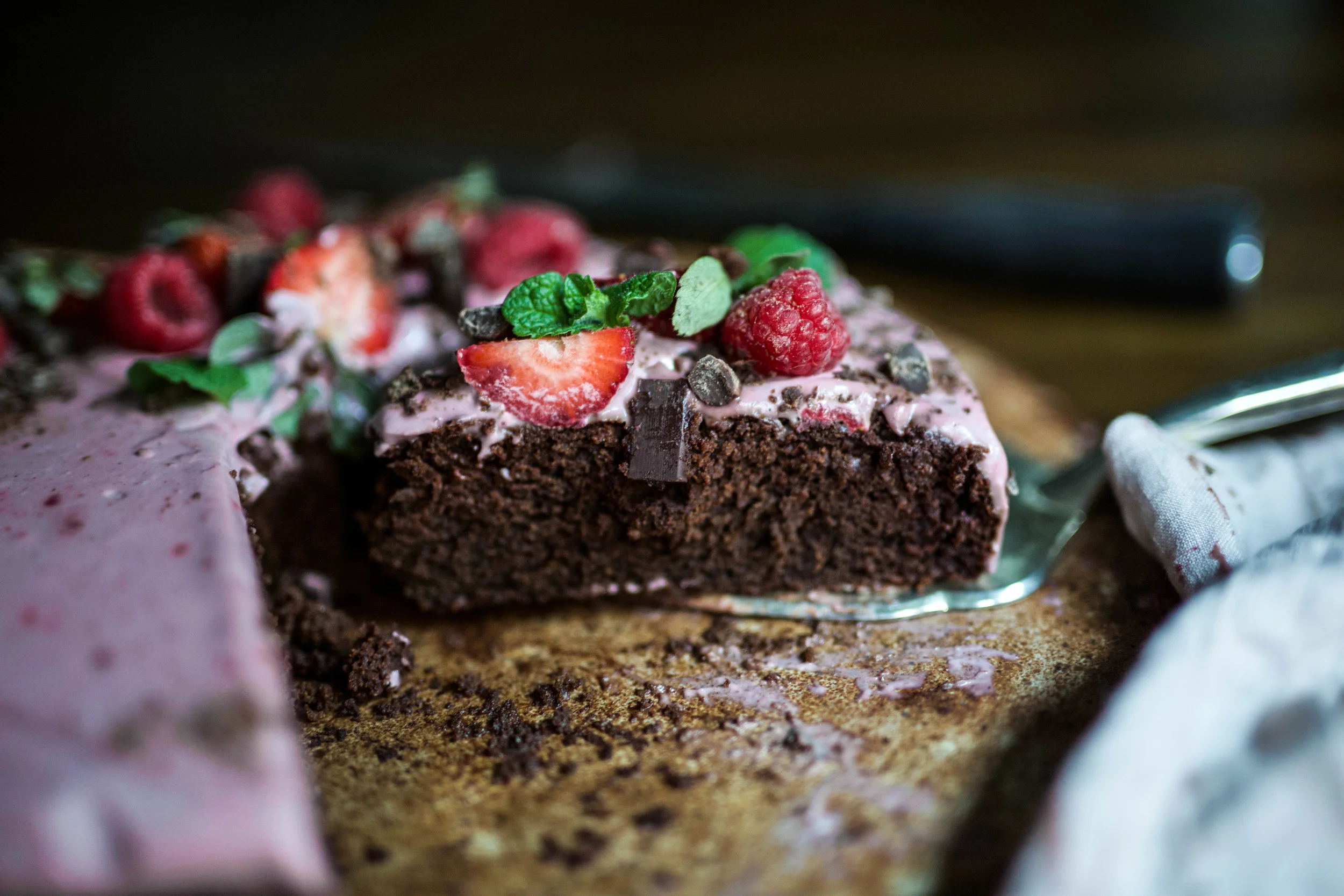 Valentines Chocolate Teff Cake — Edgar Raw
