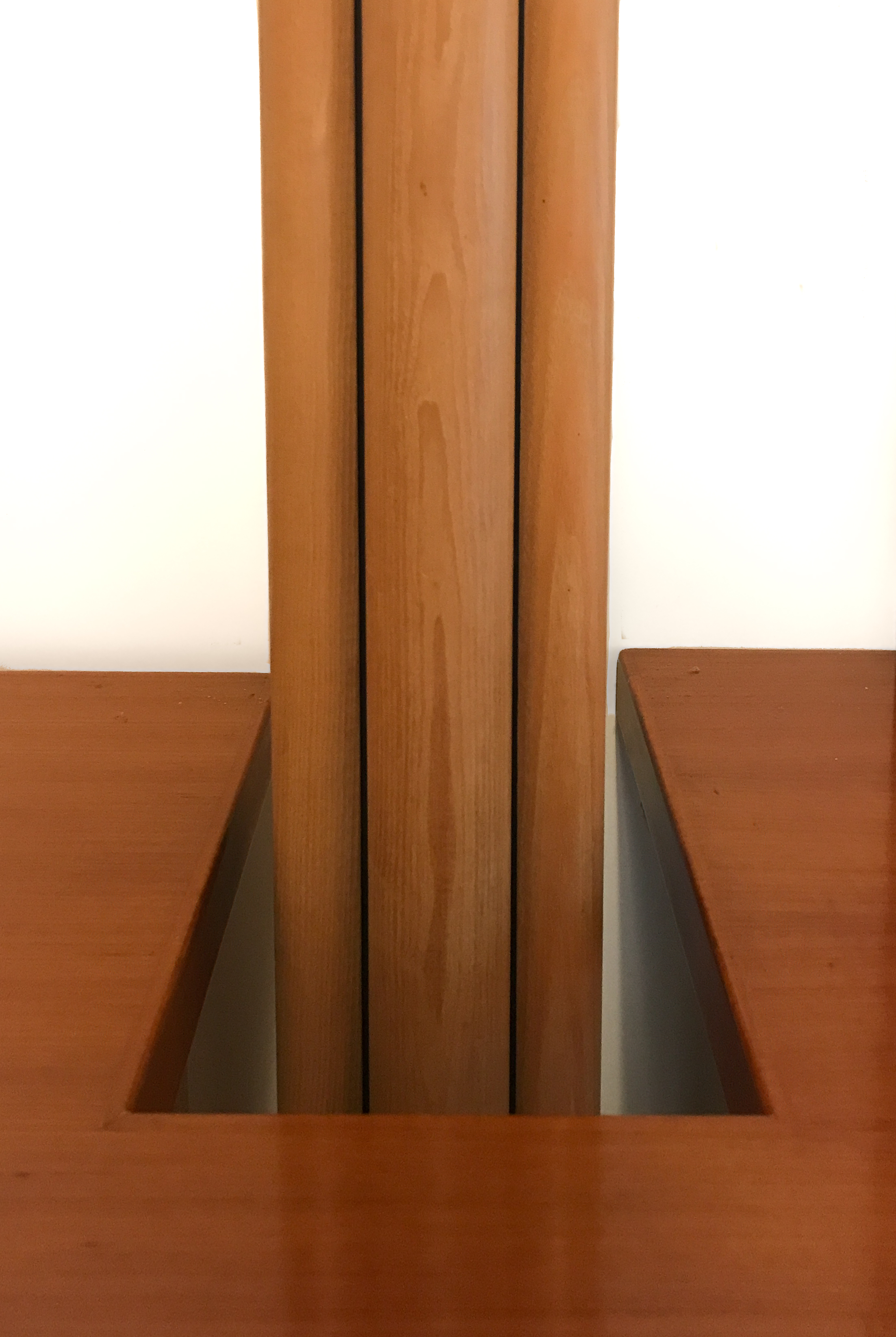 Teak columns