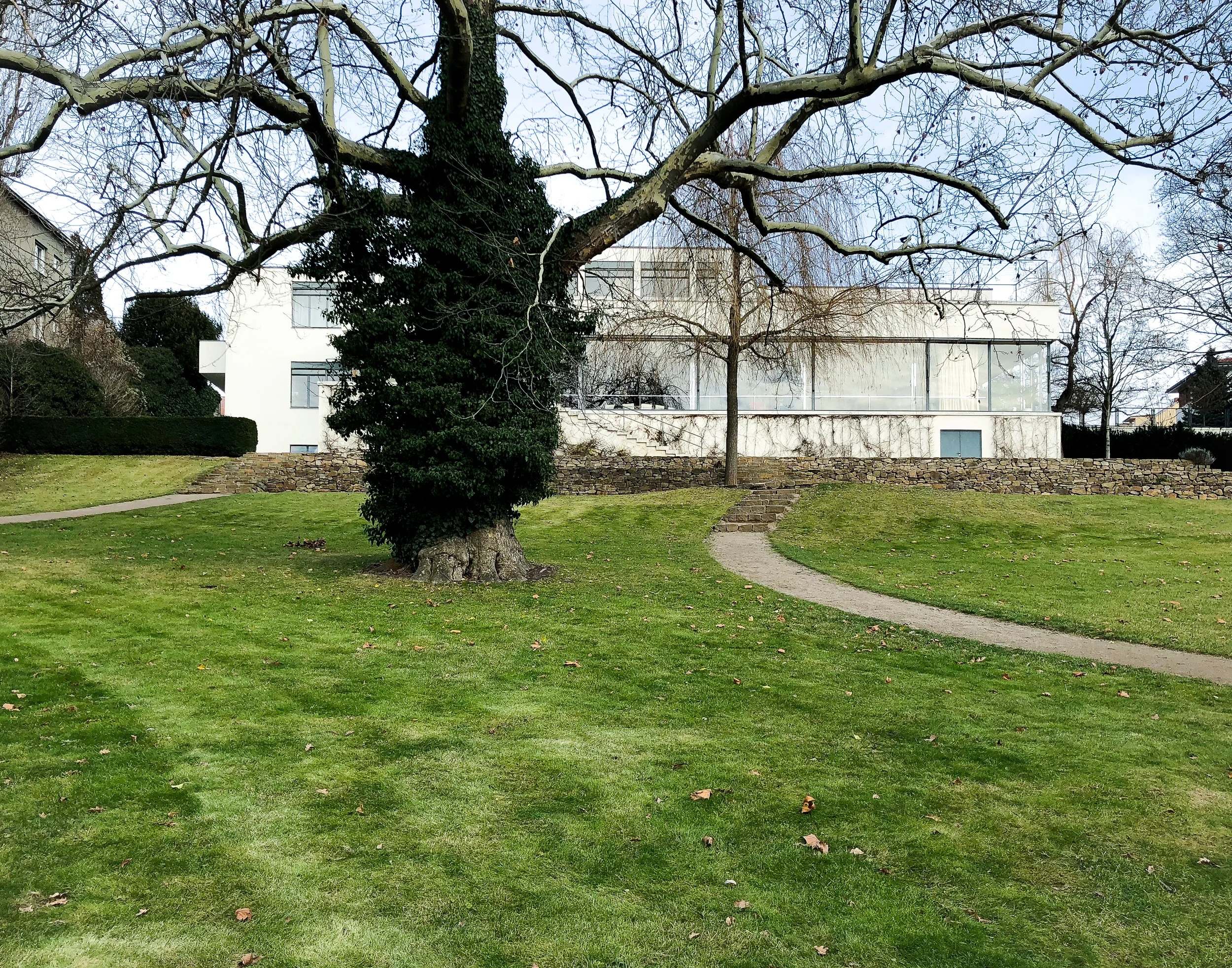 villa tugendhat garden facade, 2018
