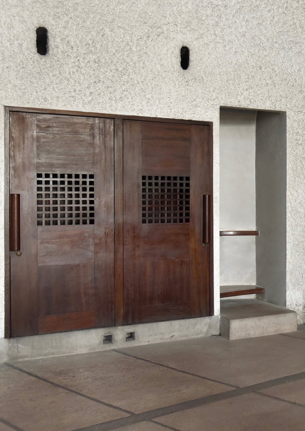 HAND CARVED CONFESSIONAL DOORS