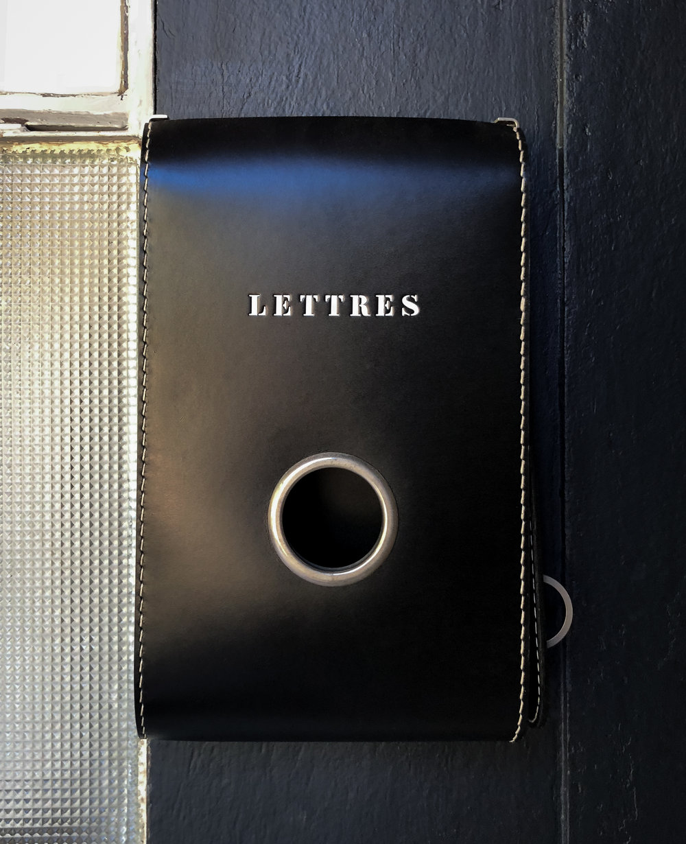 LEATHER LETTERBOX