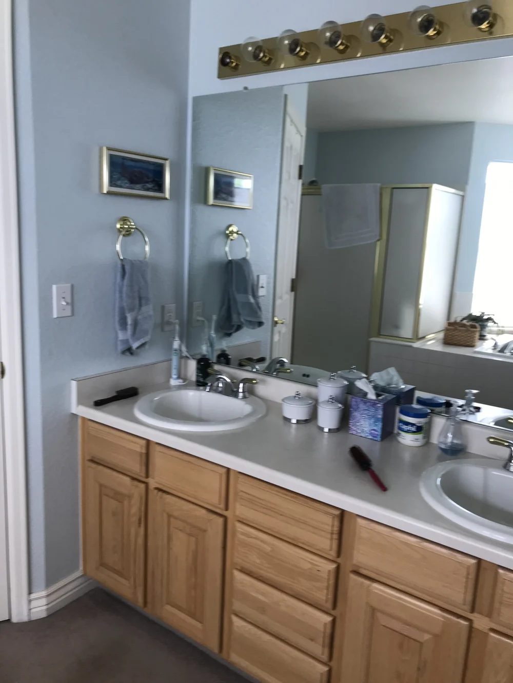 Late 90s Builder Grade Master Bathroom Remodel — Julia Zettler Design