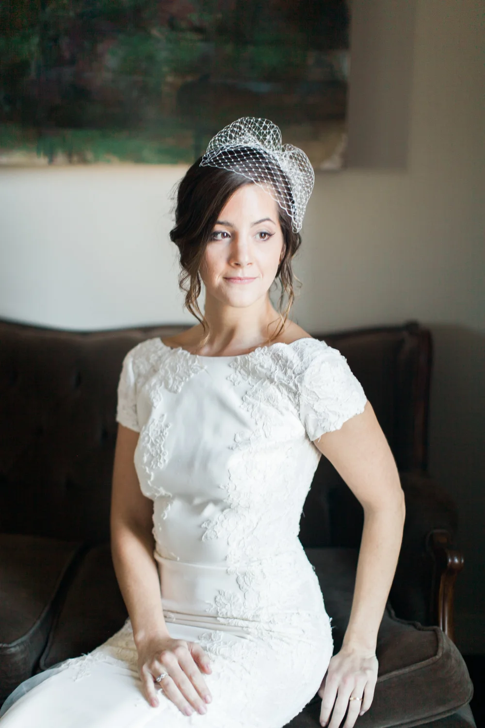 Alice + Mae Bridal Alana | Mini Birdcage Veil