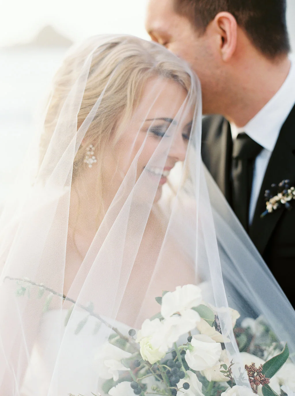 Long Tulle Drop Circle Bridal Veil
