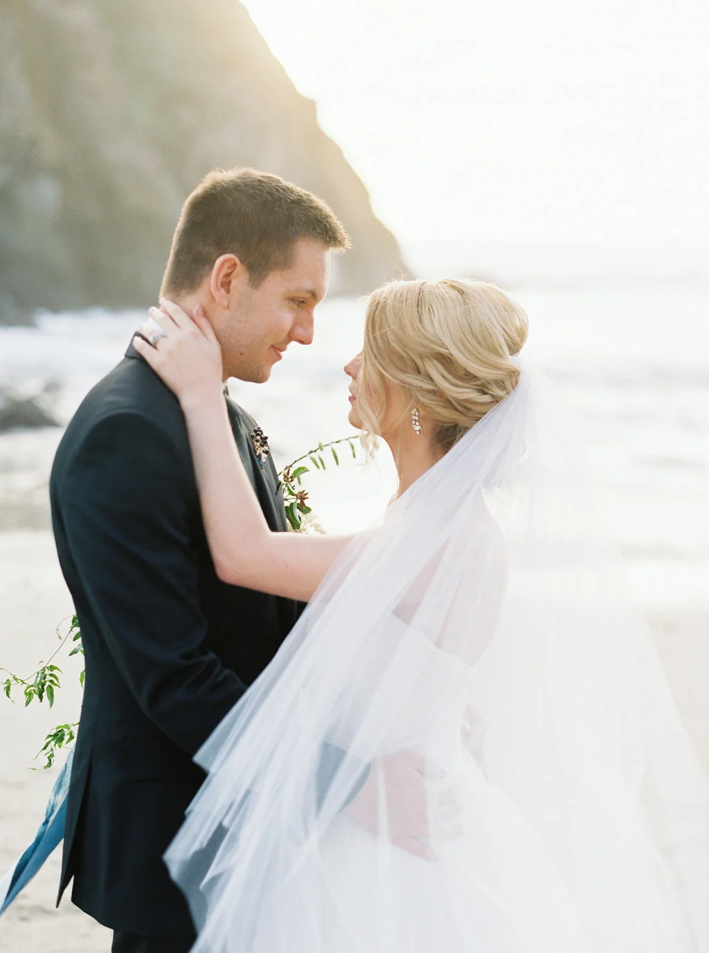 Long Tulle Drop Circle Bridal Veil
