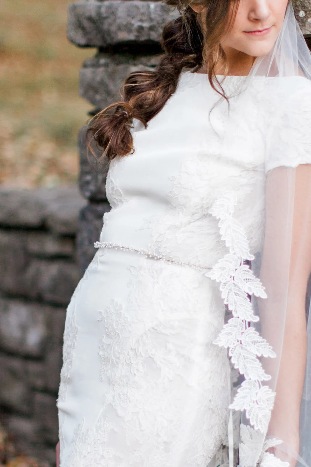Baby's Breath Pearl Bridal Belt