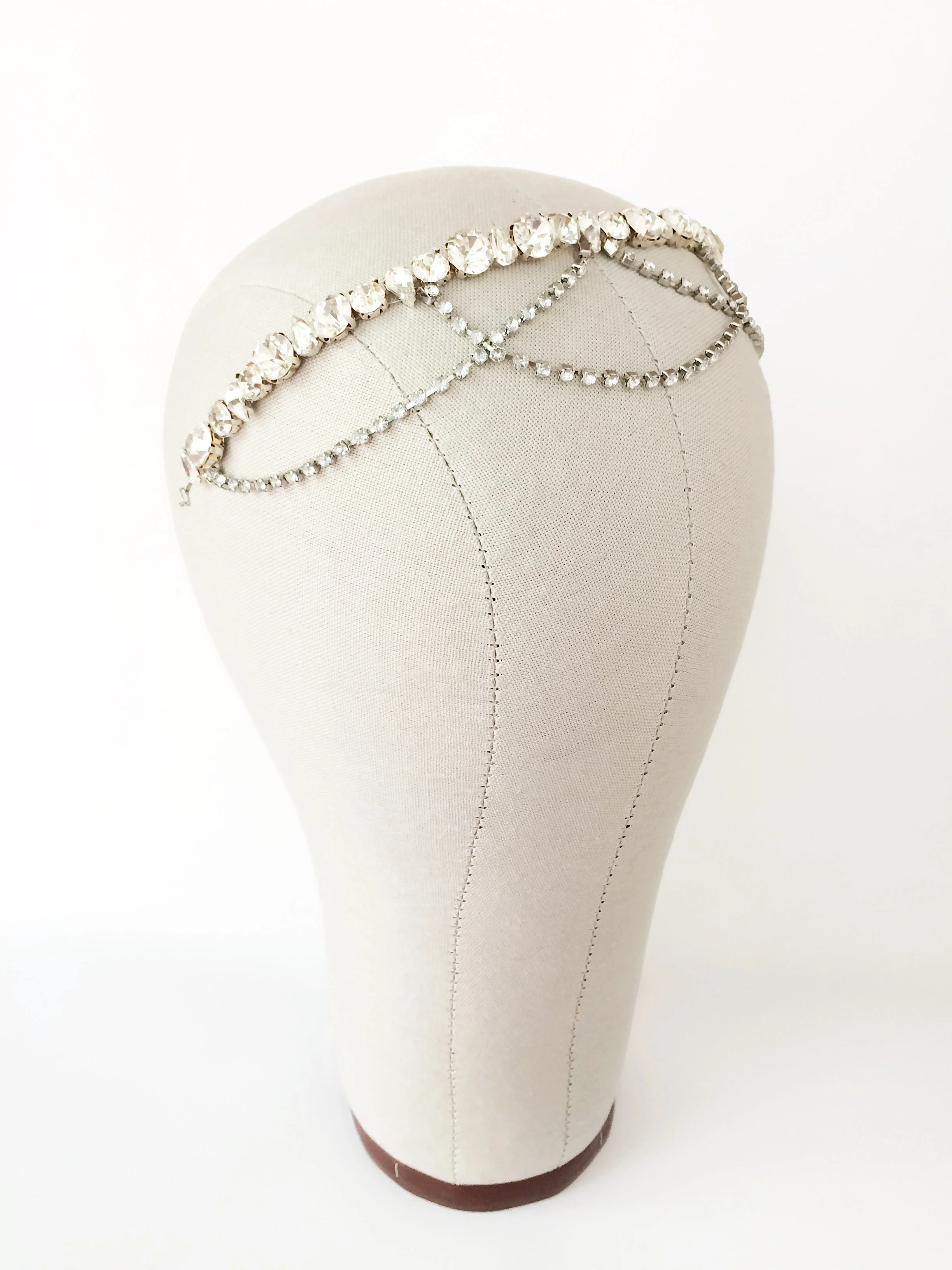 Art Deco Rhinestone Bridal Headpiece