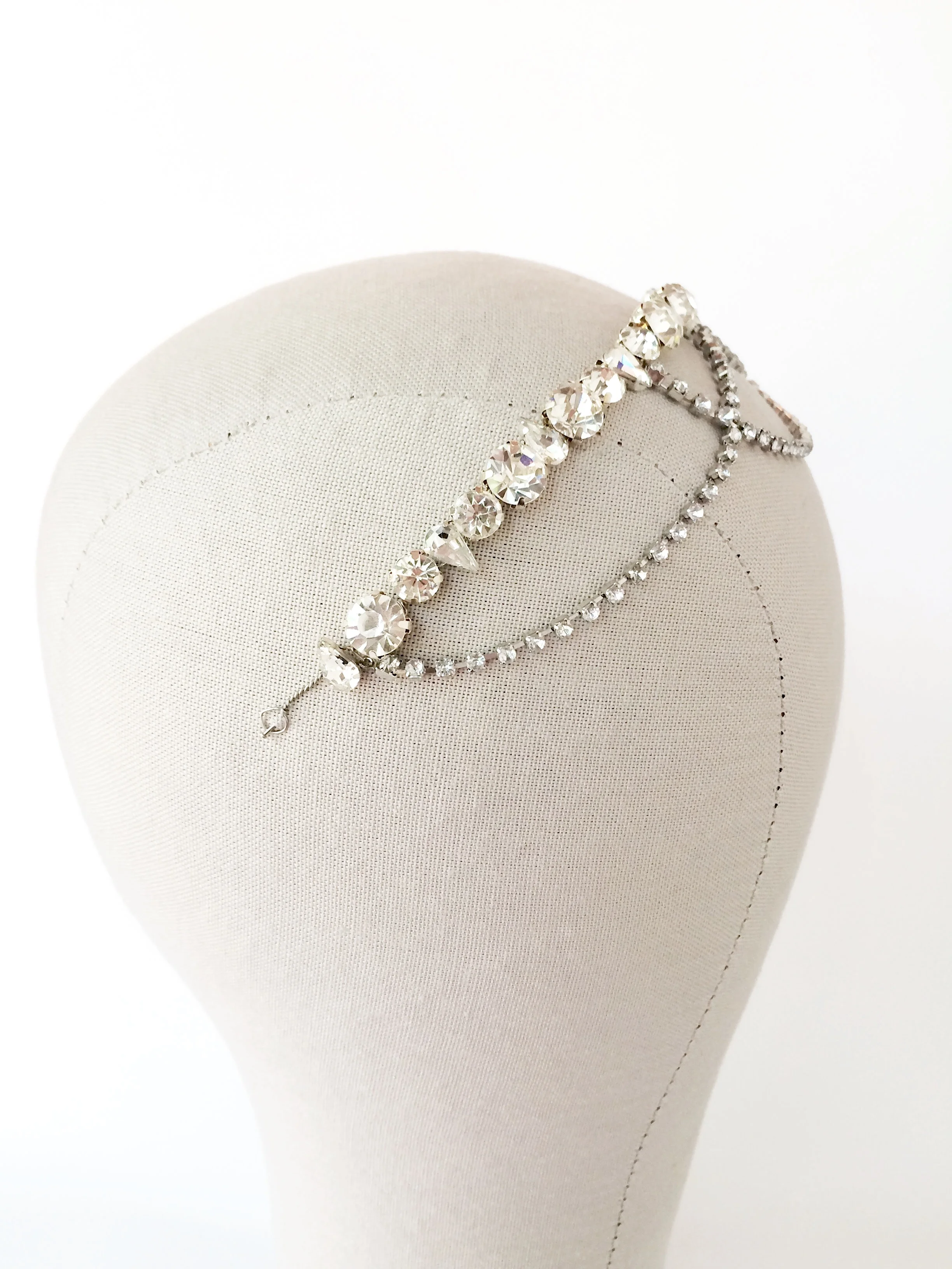 Art Deco Rhinestone Bridal Headpiece