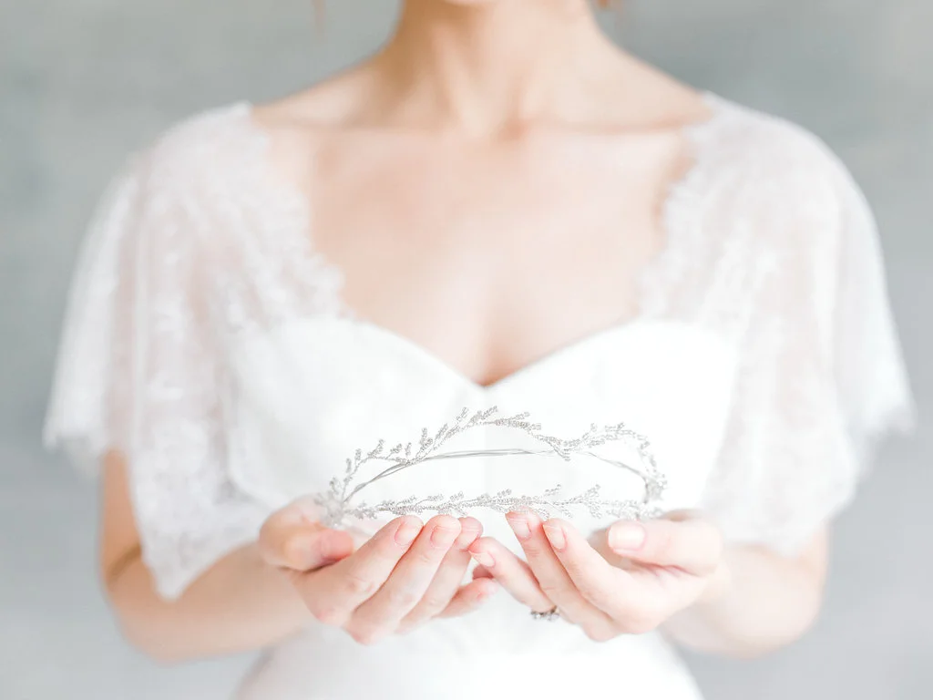 Alice + Mae Bridal Addalyn | Chantilly Eyelash Lace Bridal Topper