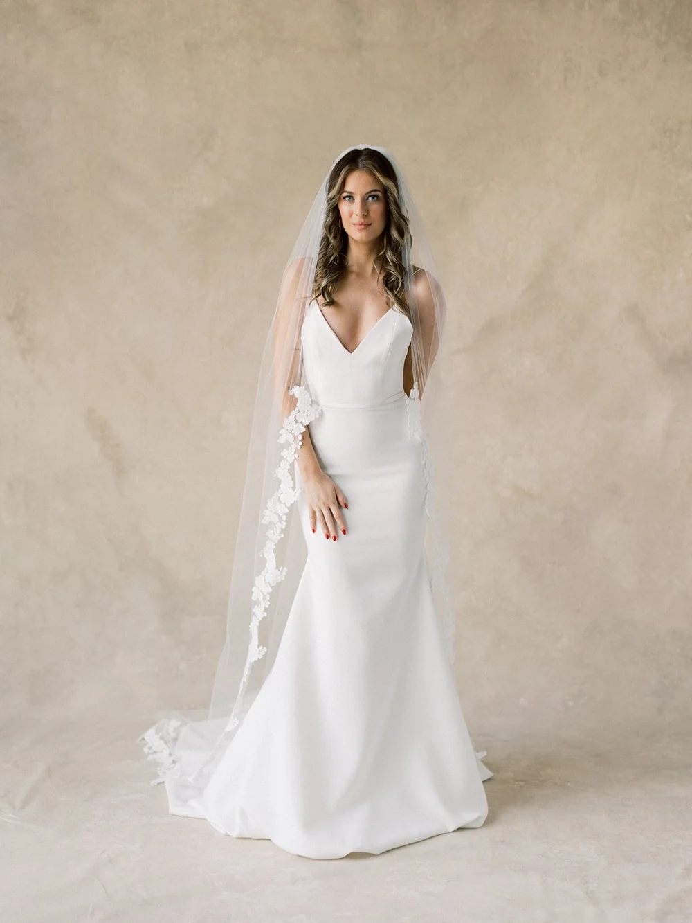 Alice + Mae Wedding Veil Alice + Mae Bridal— Constance | Classic English Tulle Bridal  main image 4