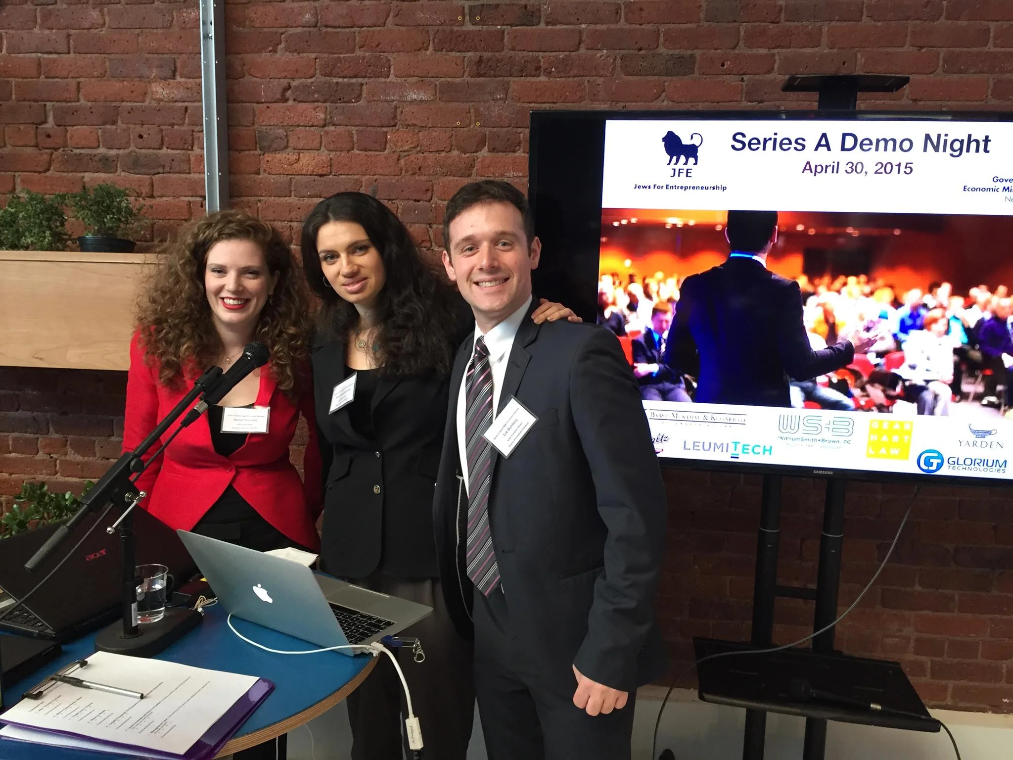 Series A Pitch event in partnership with Israel Economic Mission, New York City, 2015. 
