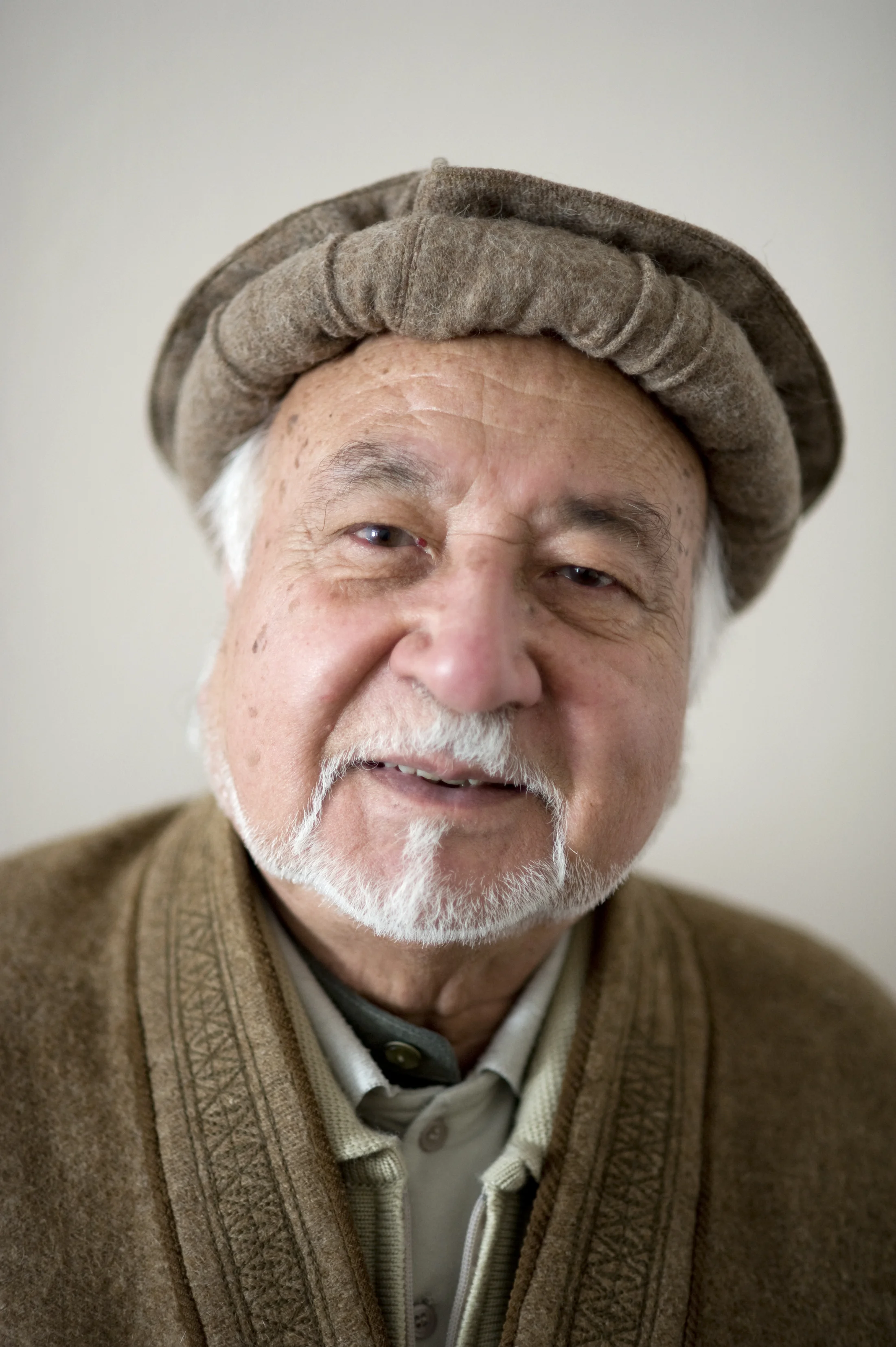 Mohammed Ismail Qasemyar, a member of the High Peace Council. January 2012.