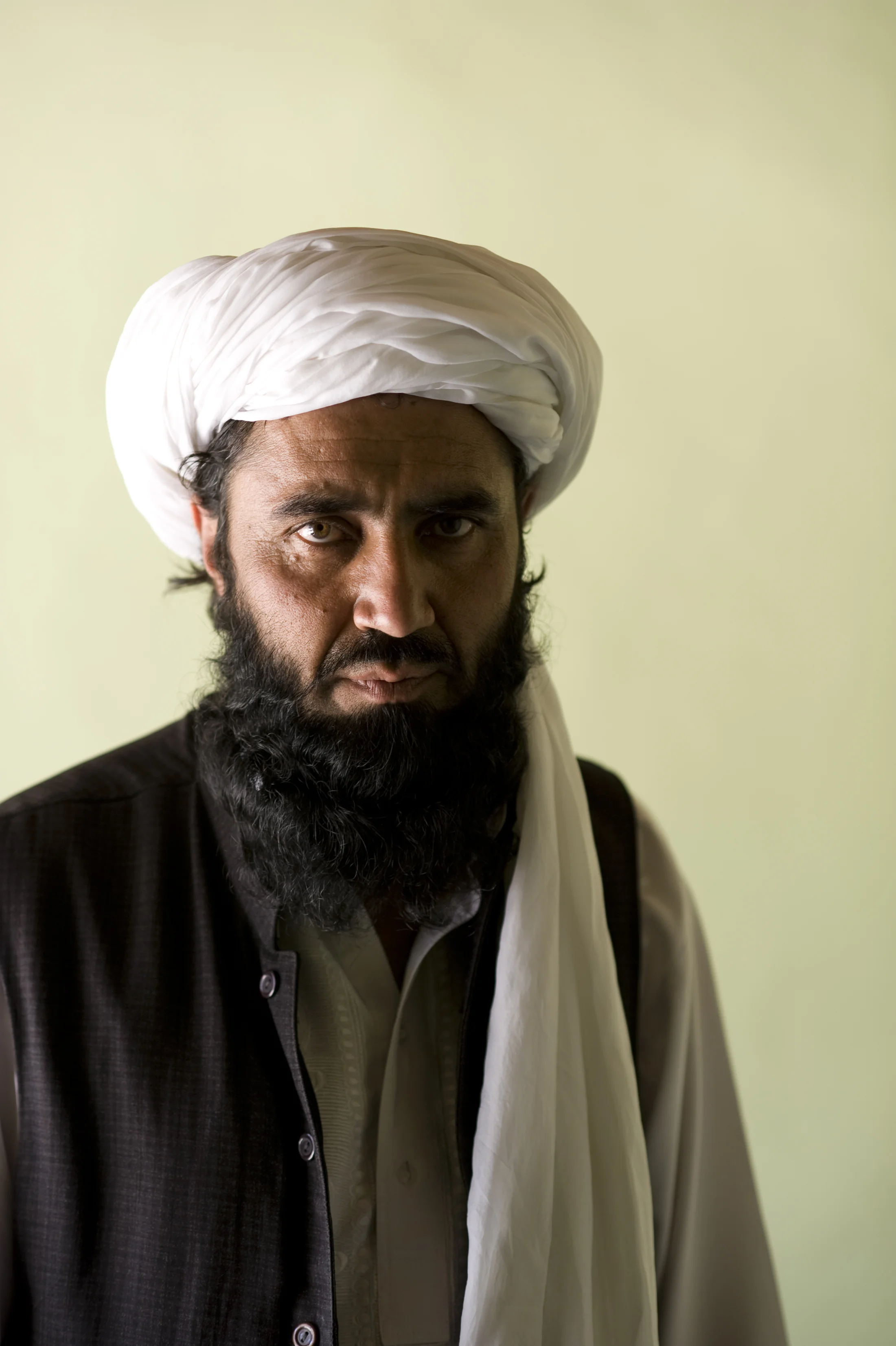 Mawlawi Sharifullah Sadiqi, a 2010 parliamentary candidate for Jowzjan province and an Islamic studies teacher at a girls' high school. April 2011.