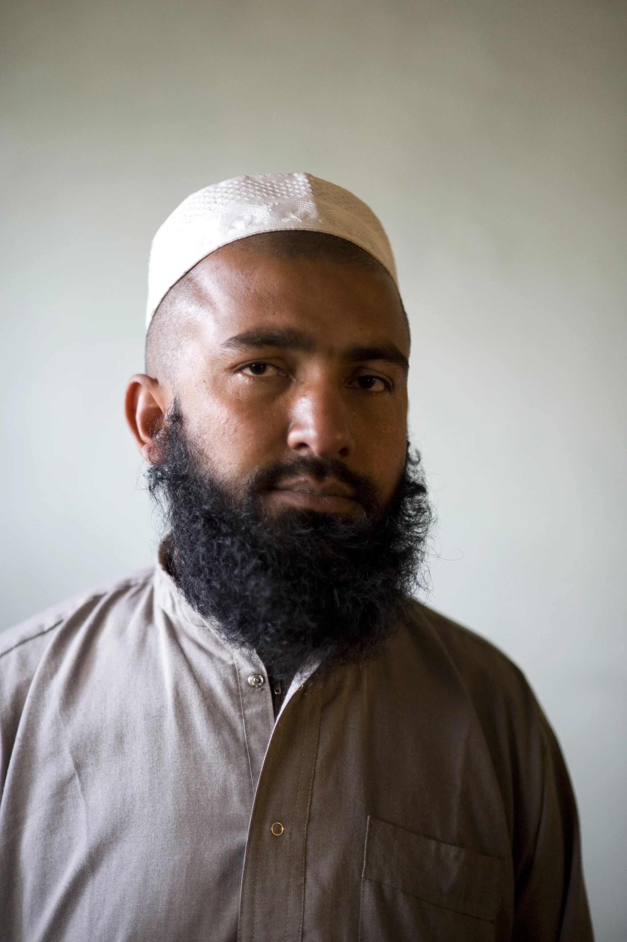 Safiullah, 30, from Karachi in Pakistan. Recruited as a suicide bomber by the Taliban, he was arrested in the western province of Herat while planning to attack a convoy of foreign troops. After three years in jail in Herat he was transferred to Pul-e Charkhi prison, Kabul. March 2011.