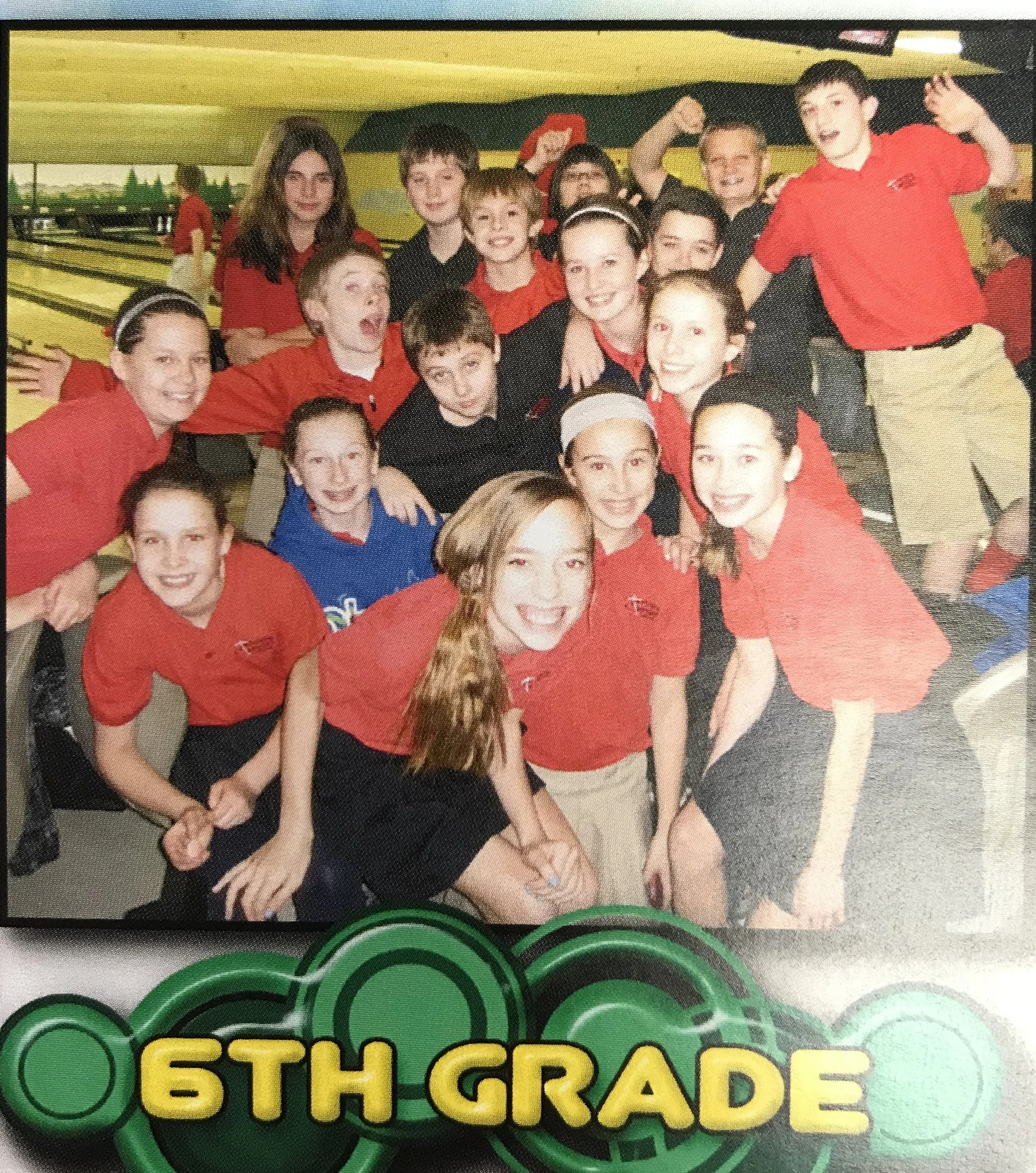 Joey and his 6th grade classmates at the annual bowling trip students at ASLS still enjoy today during National Lutheran Schools Week. 