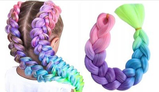Rainbow hair braid extension...
Guests: Up To 10 ($20 extra per child) 
Duration: 2 Hours
Price: $245
Areas: Wellington ONLY
Includes:
Your guests will walk out of your party with a show stopping do like no other! 
This new look sweeping across the g