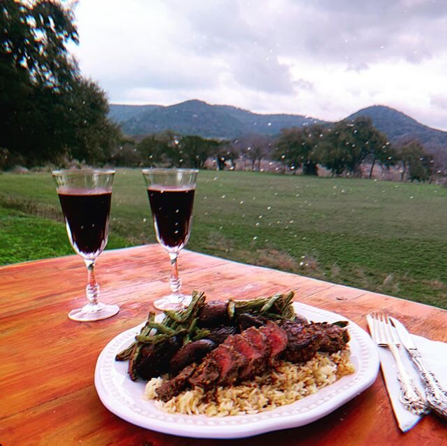 Wish you were here...😉
No &ldquo;Virus&rdquo; here @jnlranch...
.
.
.
#protein
#tenderloin
#justchillin
#nocoronvirus 
#scoutandcellar 
#godblessamerica