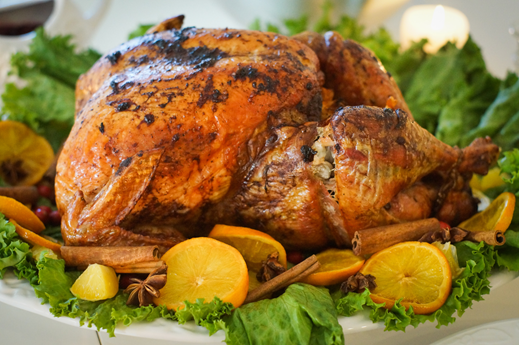 Spice-Rubbed and Roasted Turkey