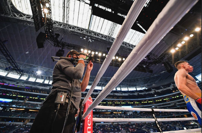 Ringside at AT&T Stadium