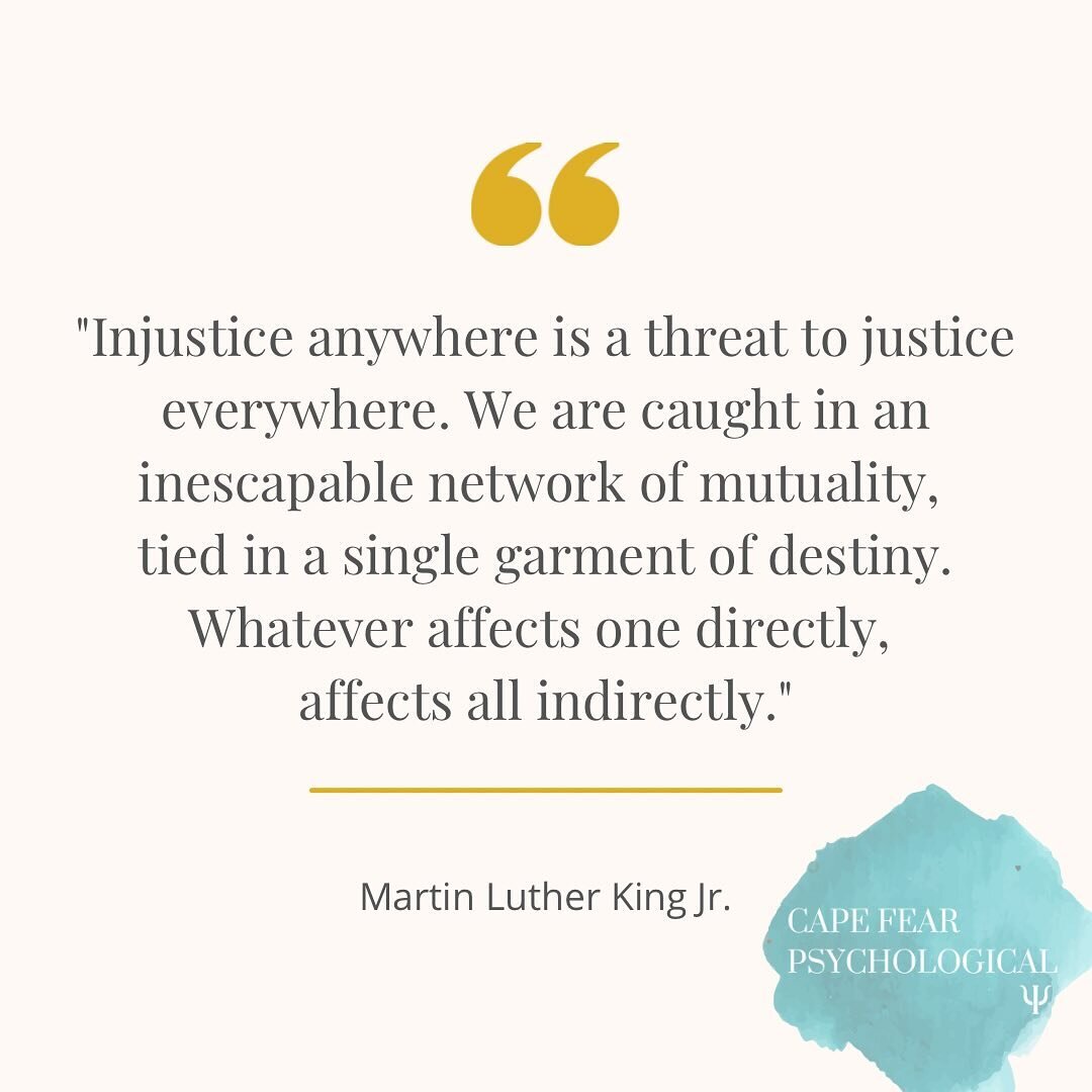 We share responsibility. Let&rsquo;s keep Dr. Martin Luther King Jr.&rsquo;s words in mind today and every day ✨