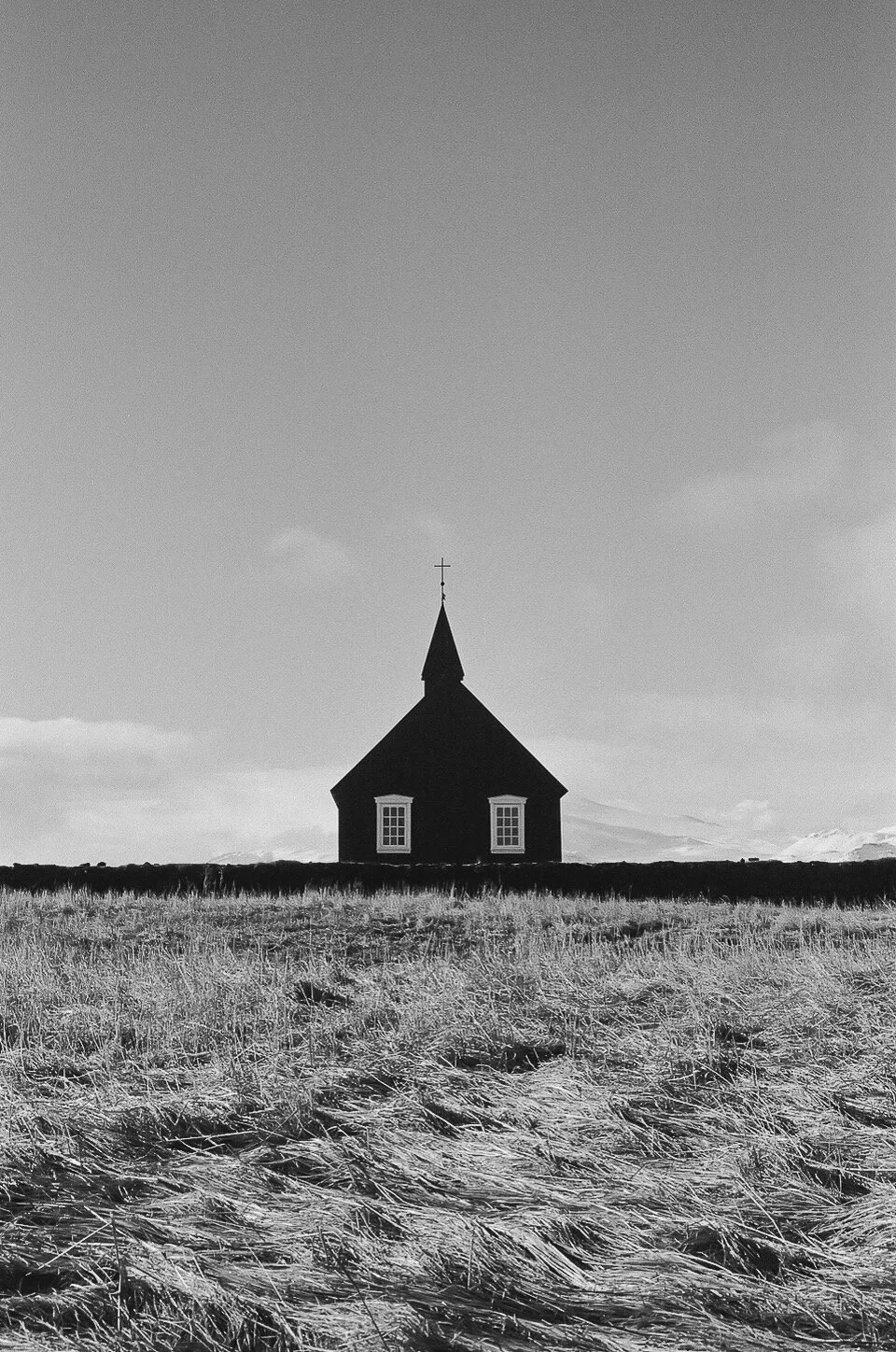 "Búðakirkja" 24x16 Print
